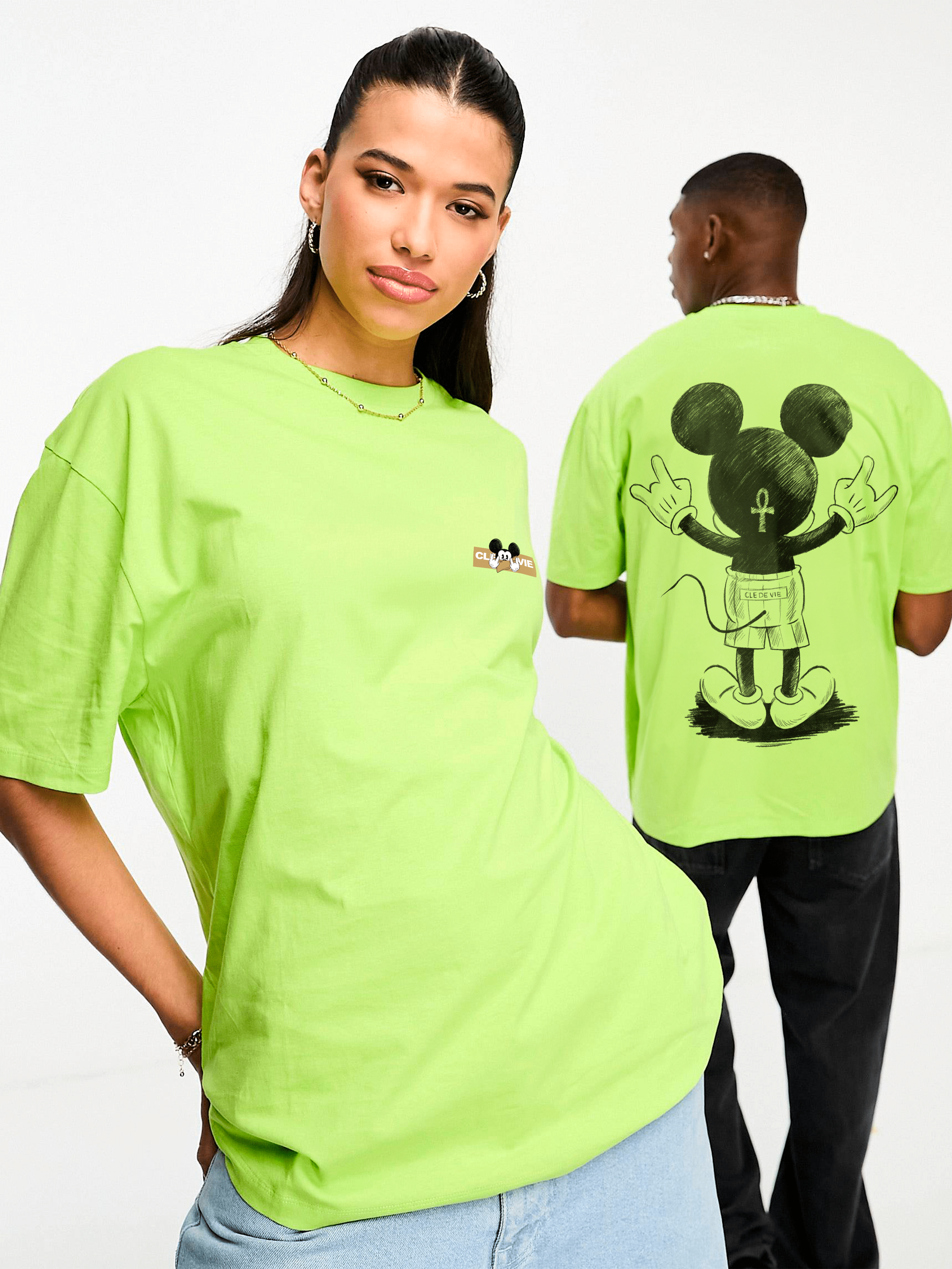 Camiseta Oversized - Mickey Art