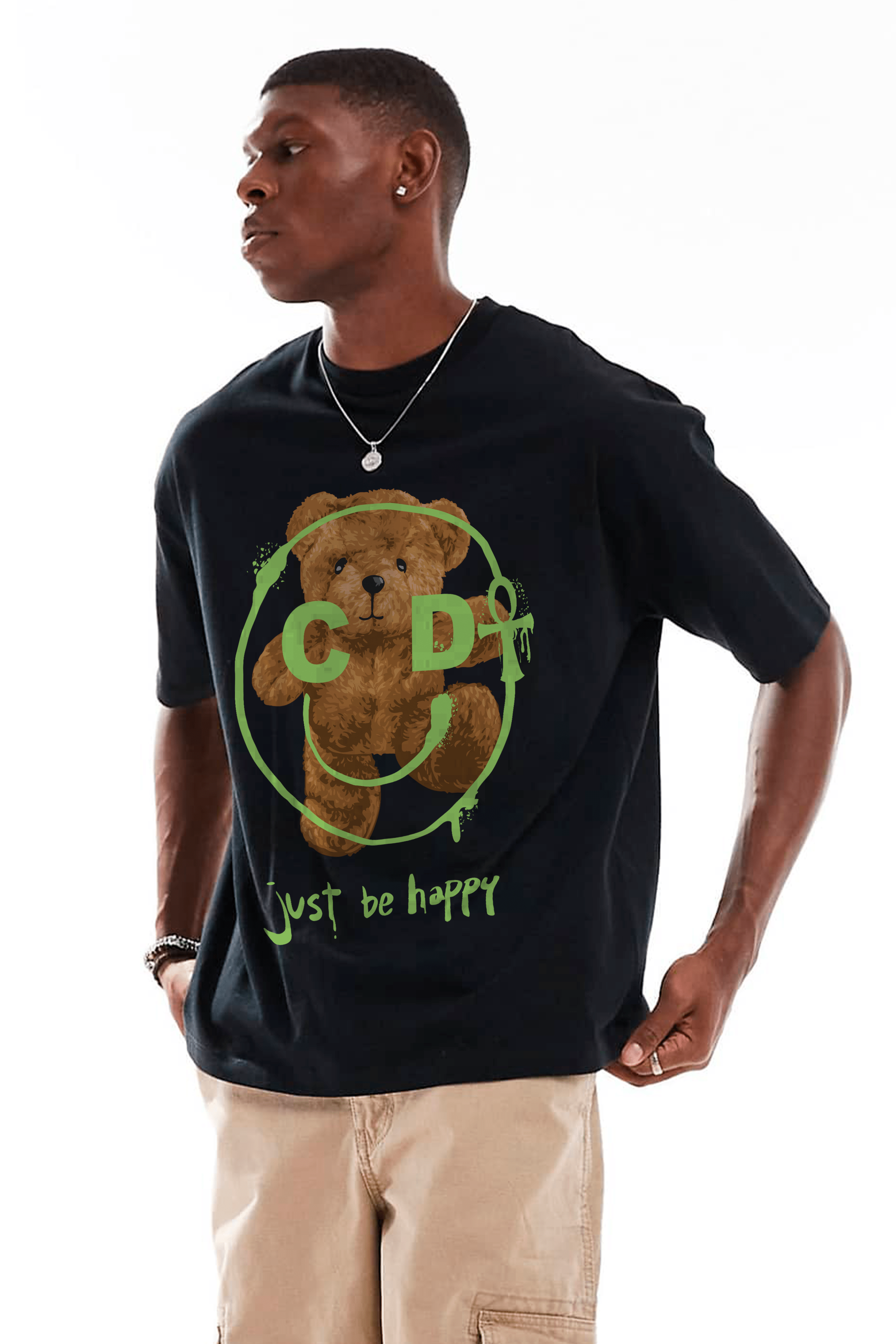 Camiseta Streetwear - Bear Smile