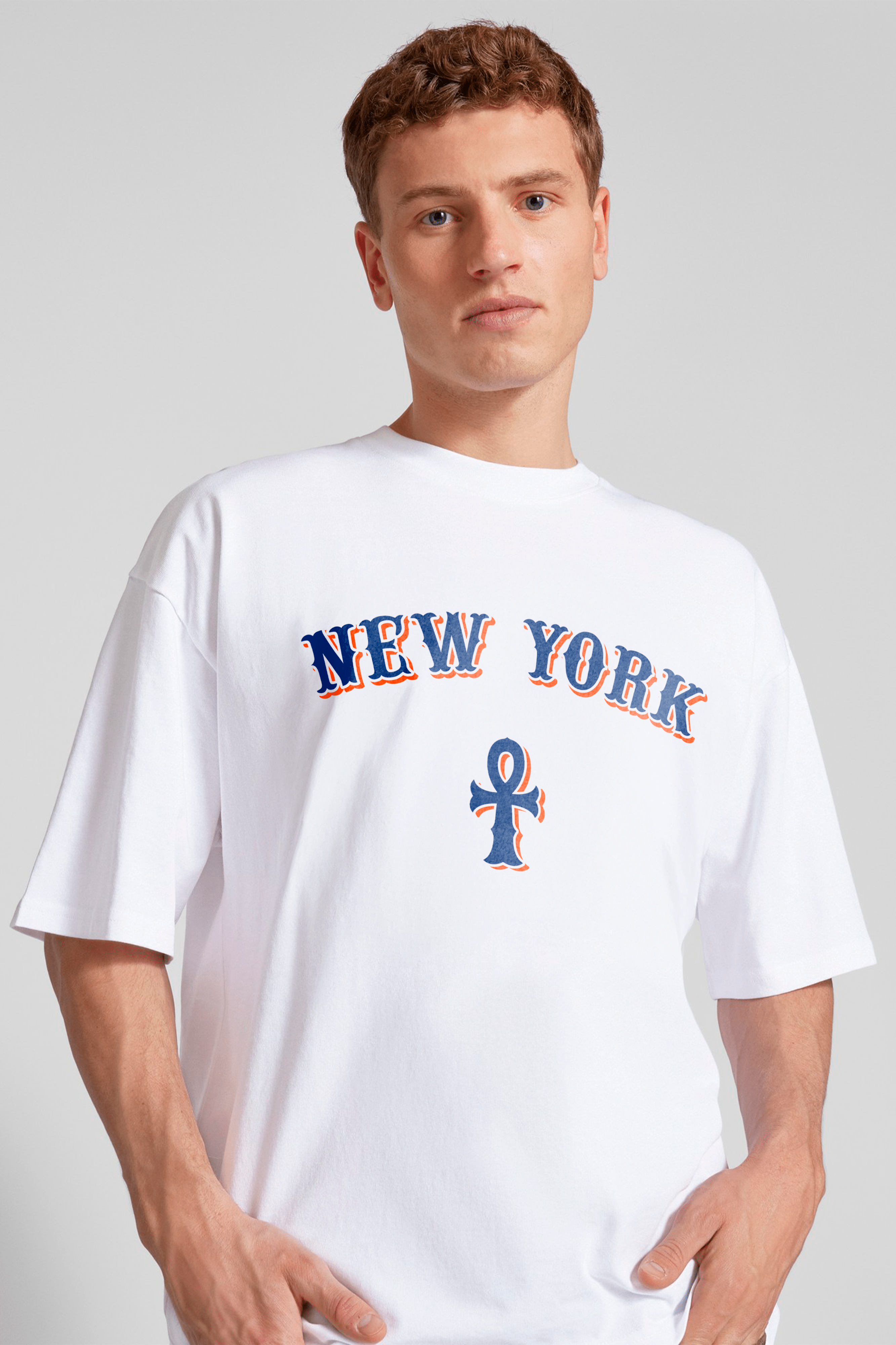 Camiseta Oversized Stoned - New York Neon