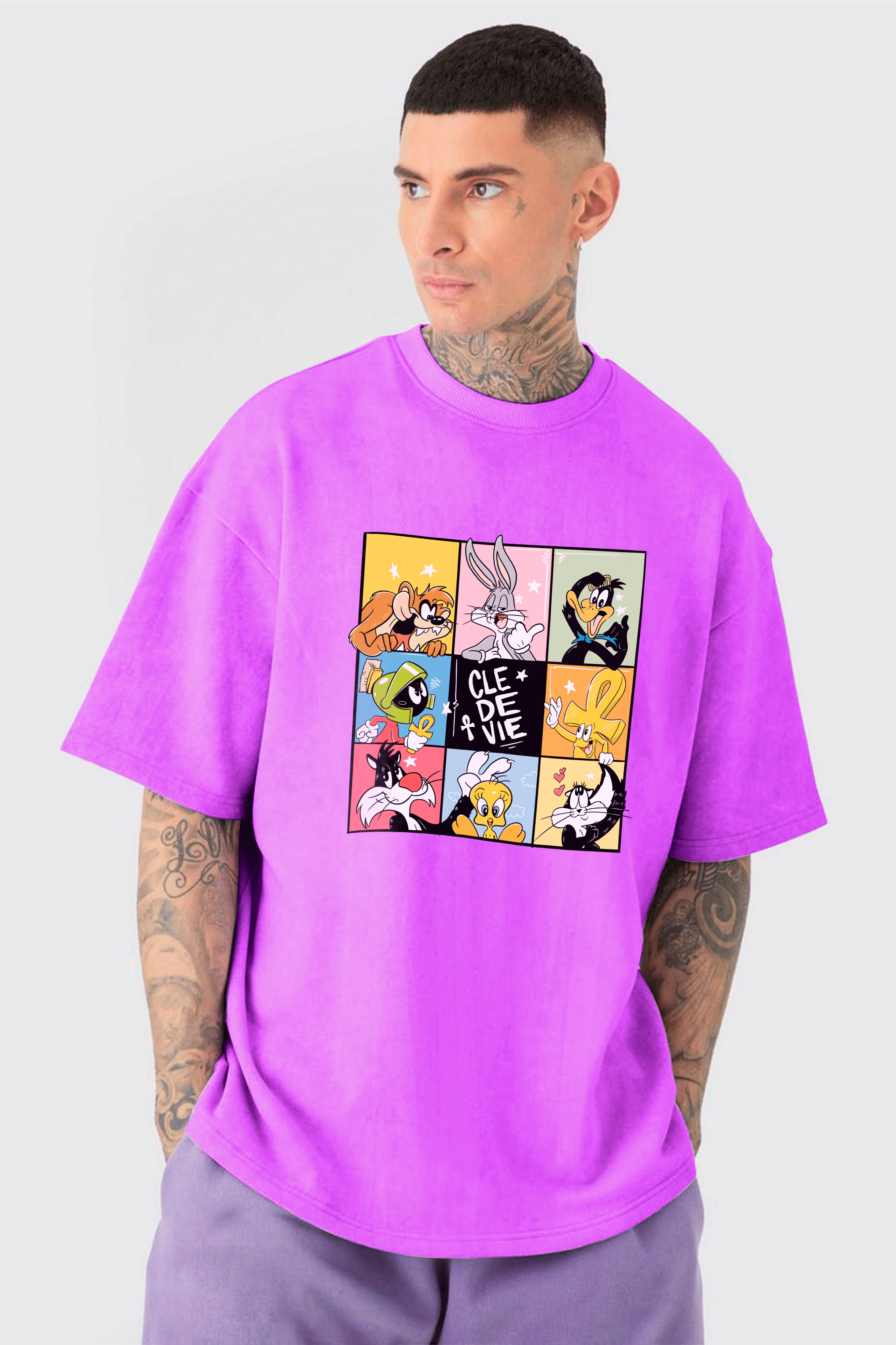 Camiseta Oversized Stoned - Looney Tunes