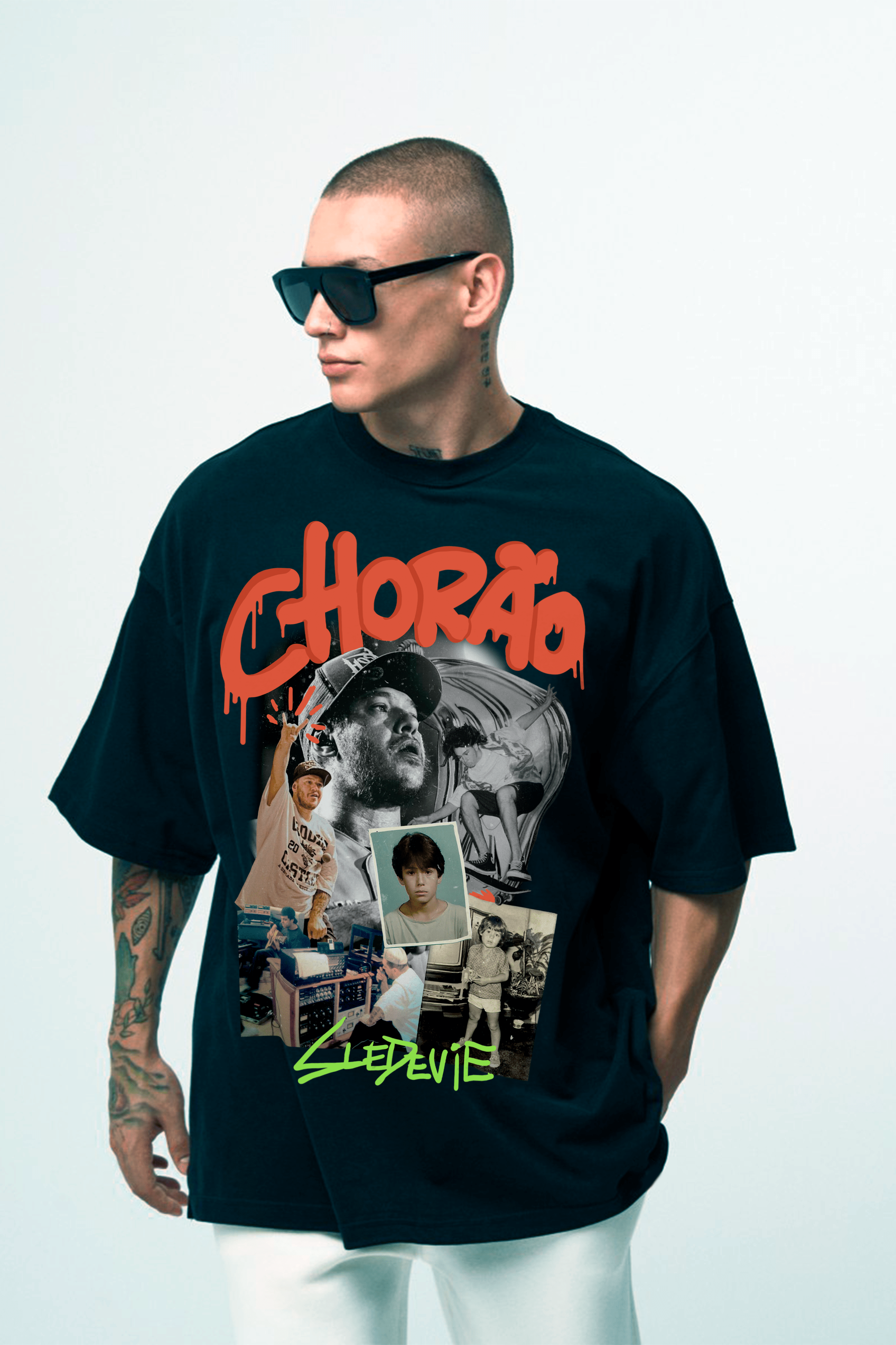 Camiseta Streetwear - Tributo Chorão Tempo