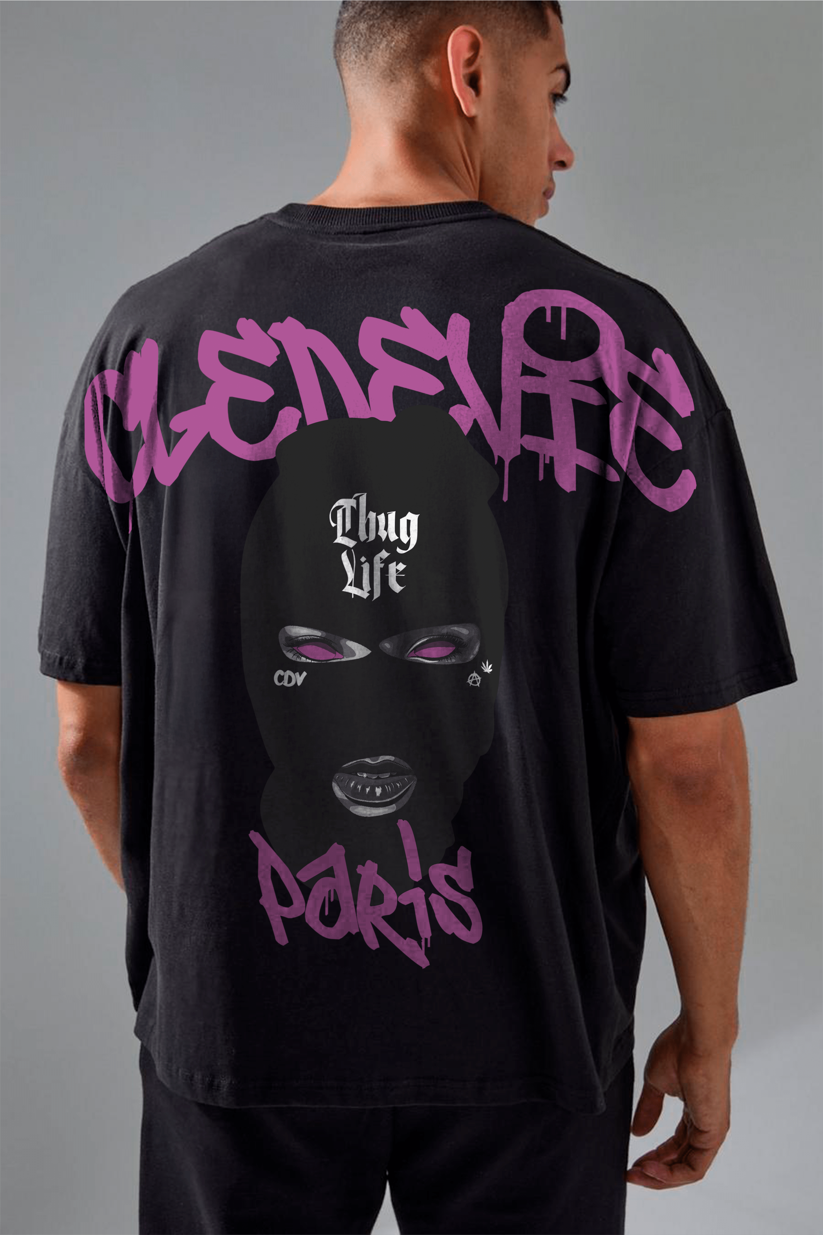 Camiseta Oversized - Thug Life