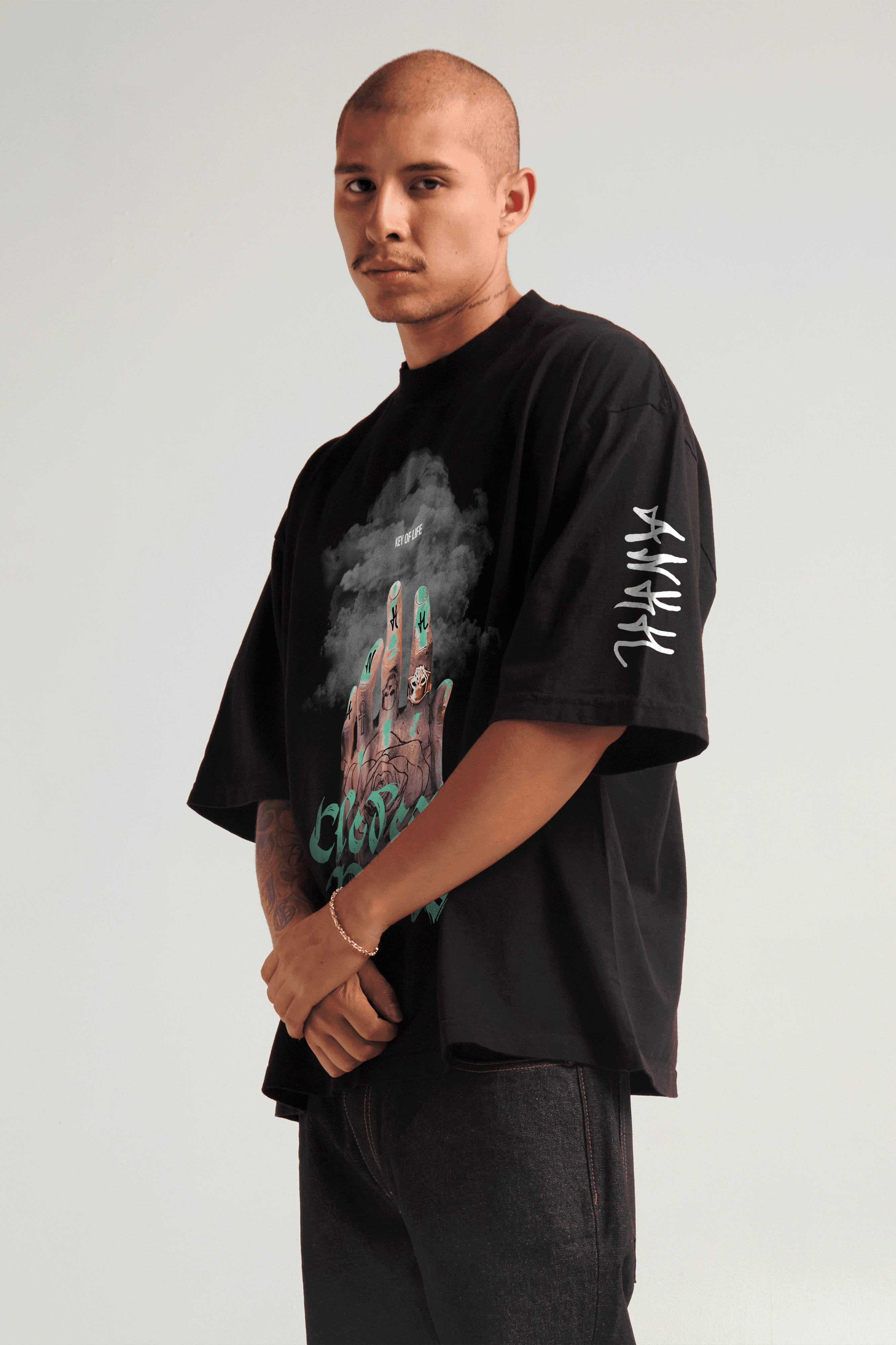 Camiseta Oversized Cledevie - Prophecy Sinapes