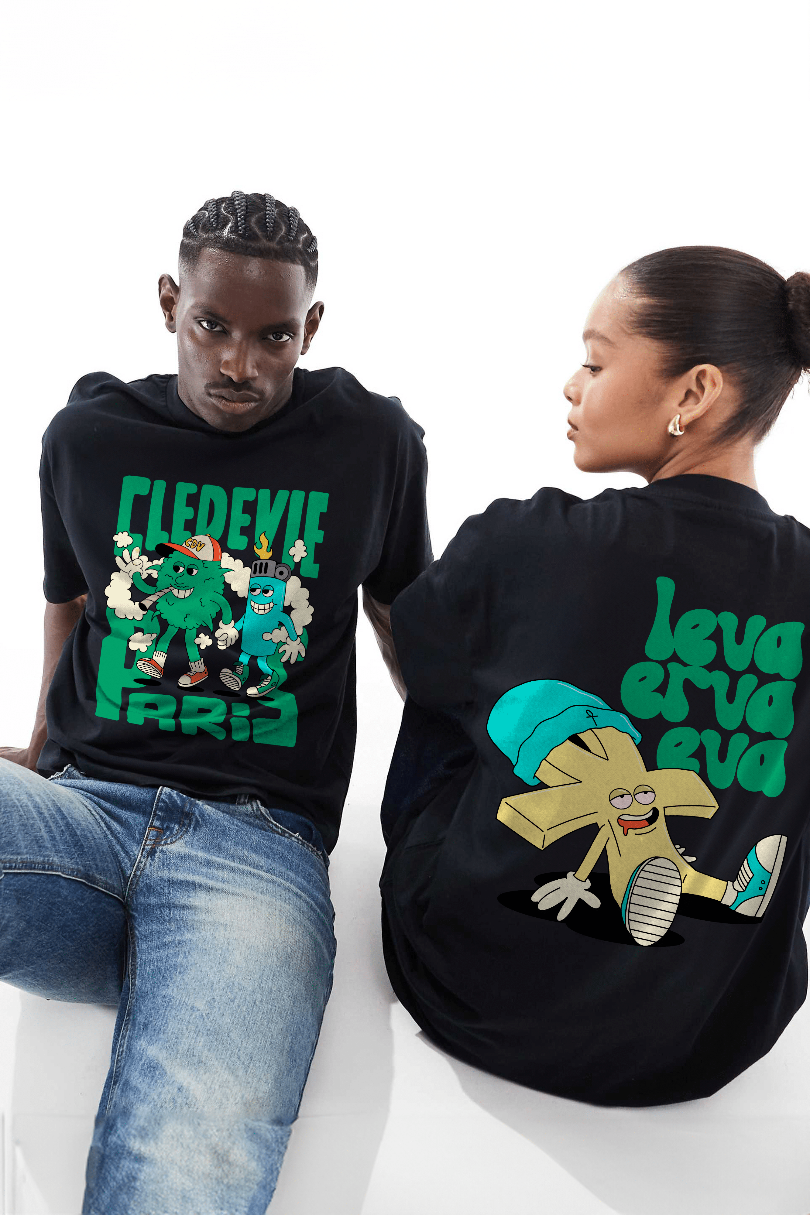 Camiseta Streetwear - Leva Erva By Hungria