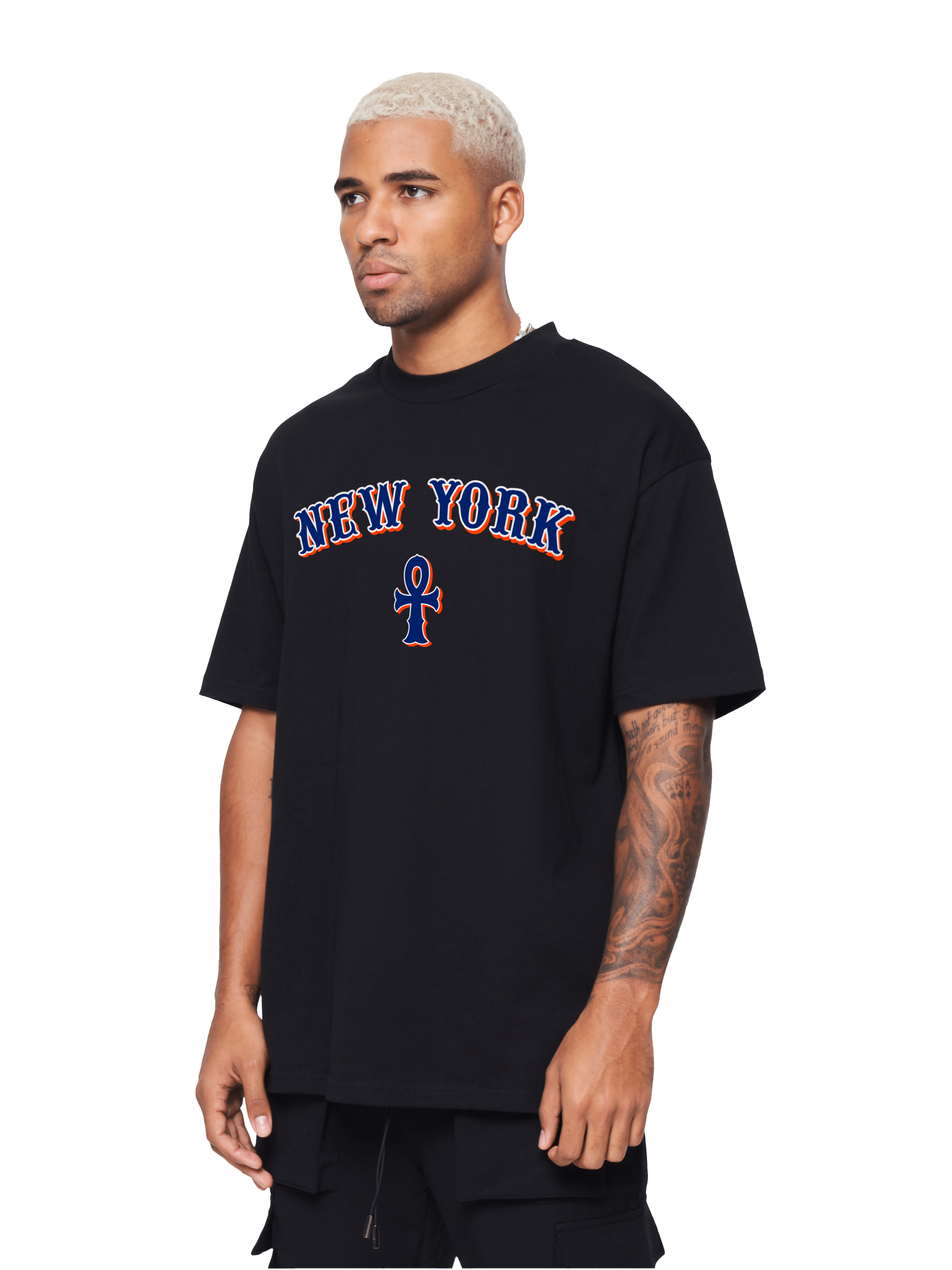 Camiseta Oversized - New York Neon
