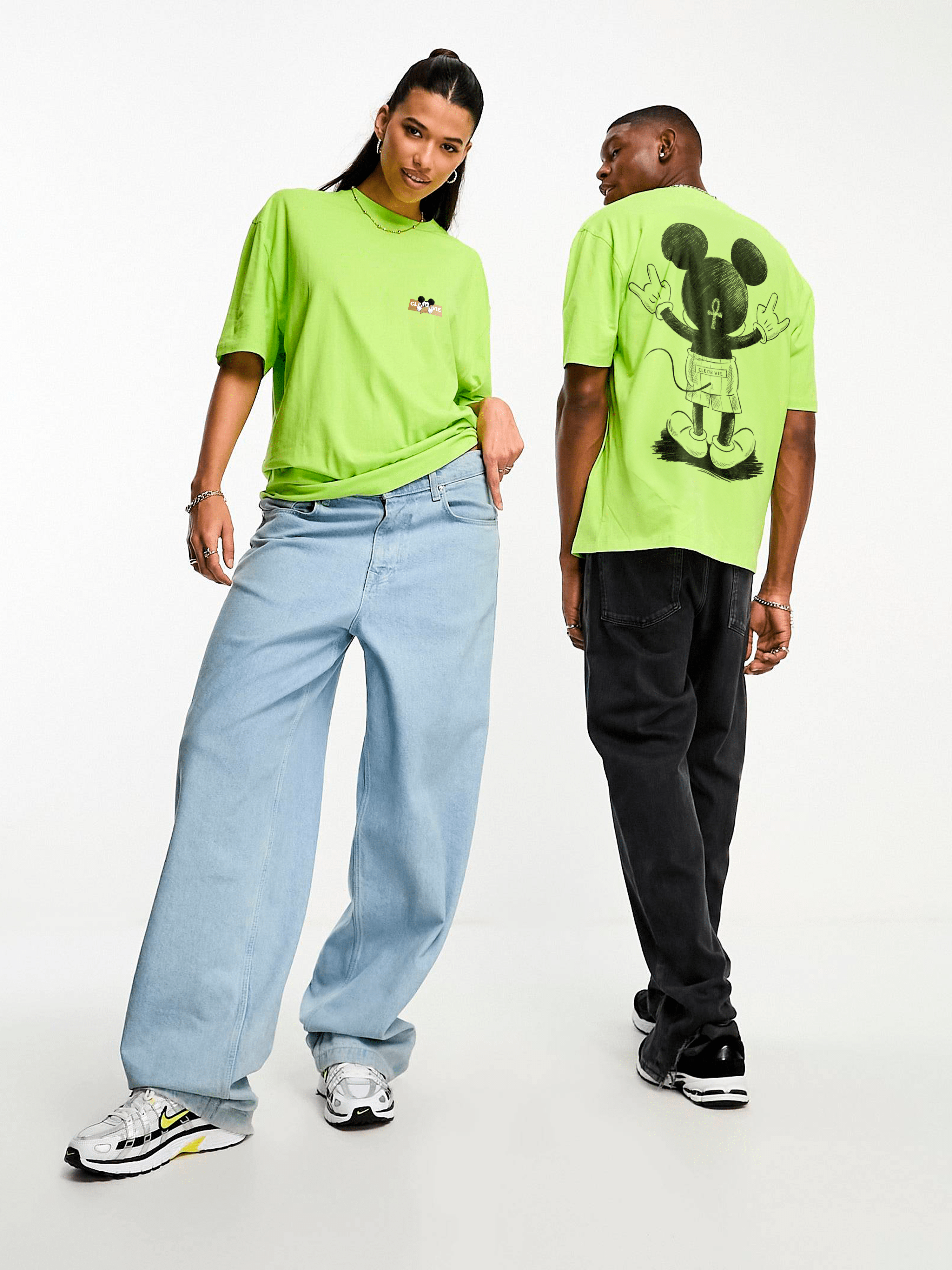 Camiseta Oversized - Mickey Art