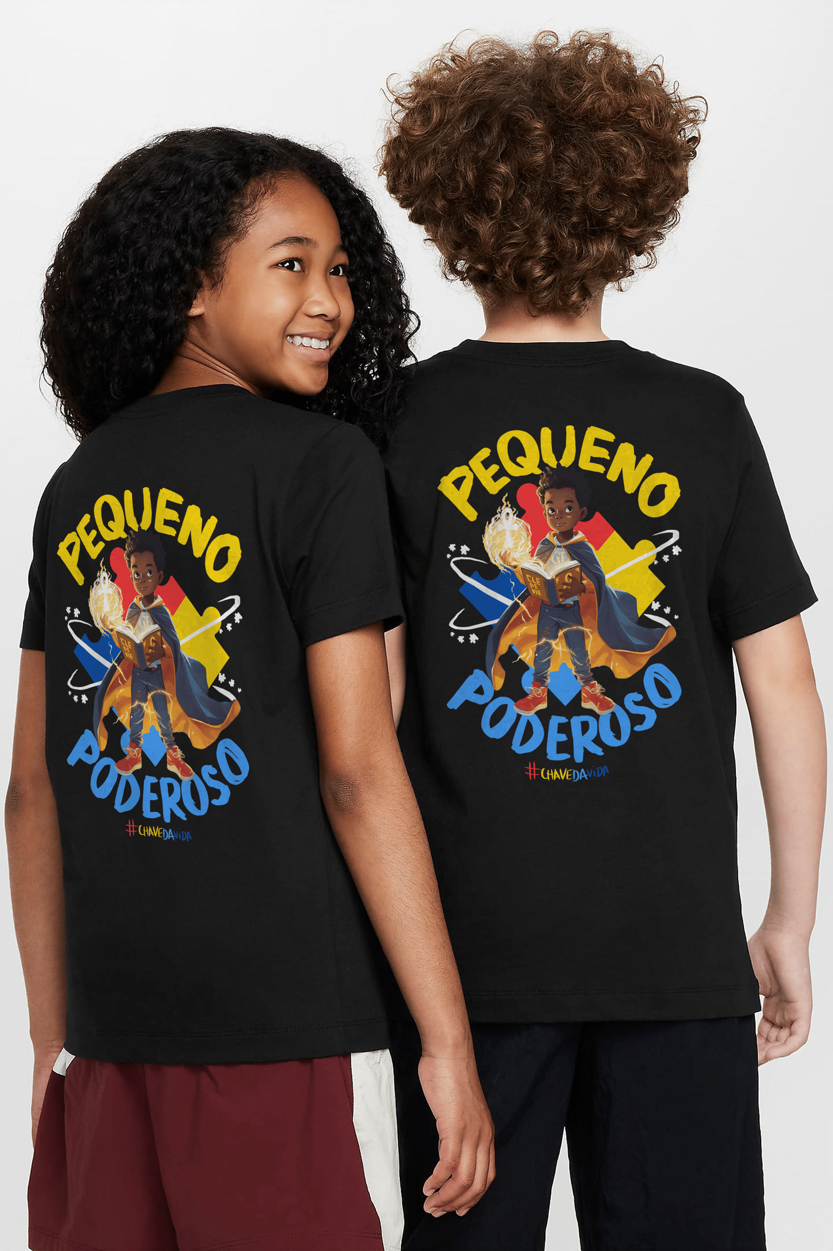 Camiseta Kids - Pequeno Poderoso Autismo