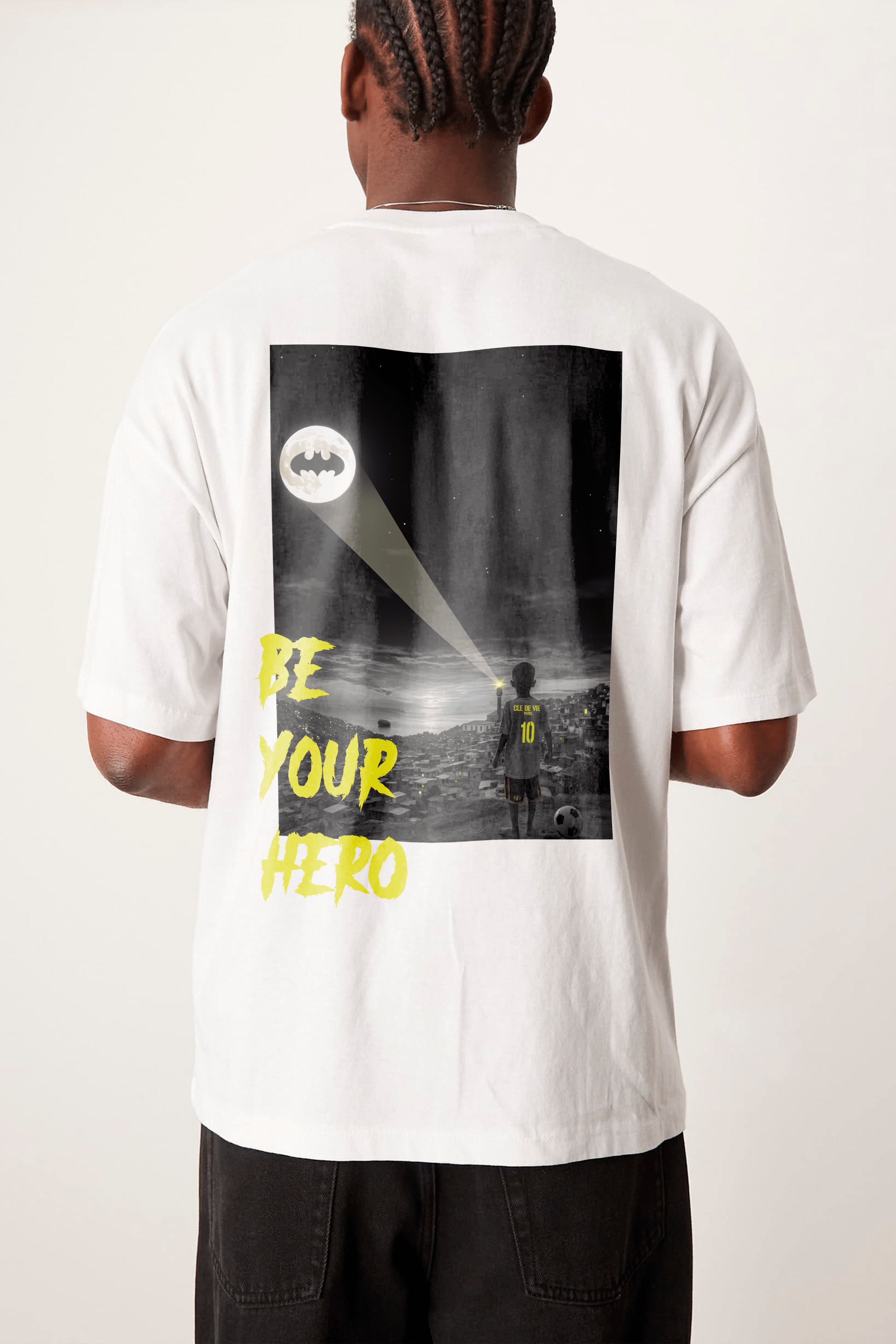 Camiseta Oversized - Seja Seu Herói