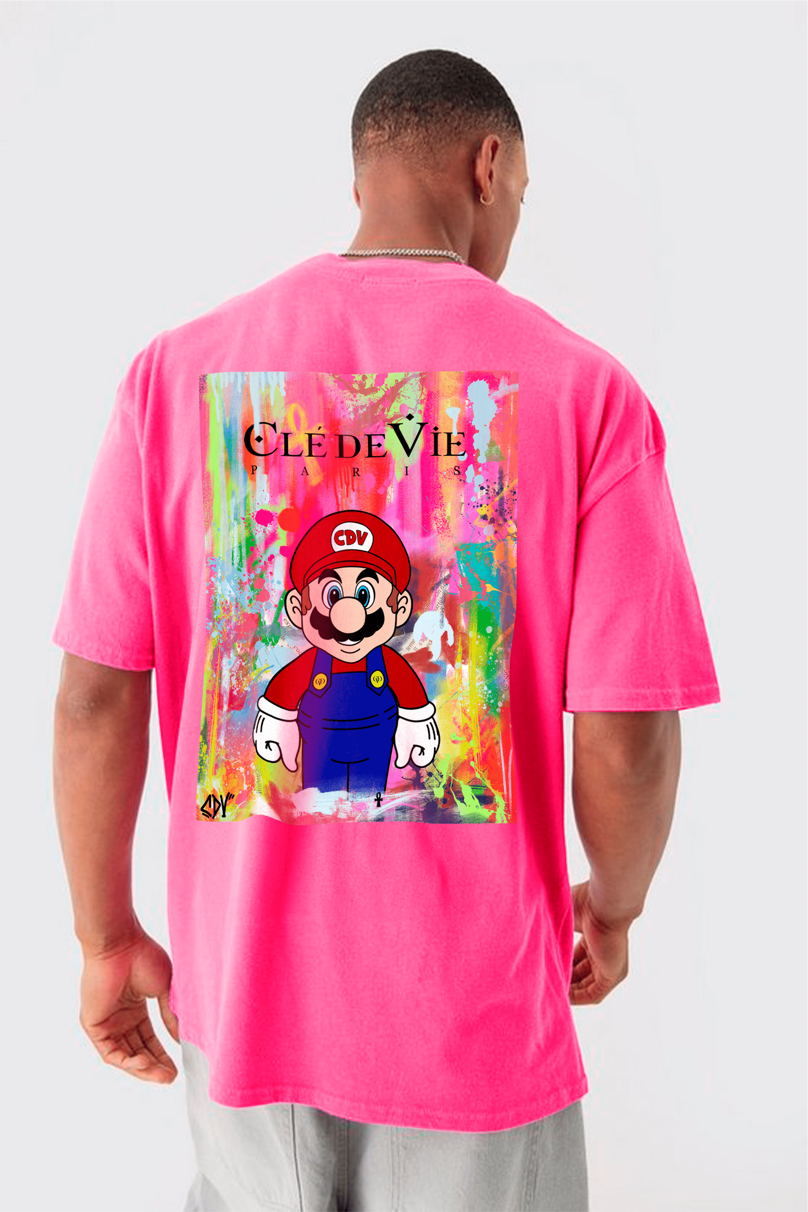 Camiseta Oversized Stoned - Mario Art