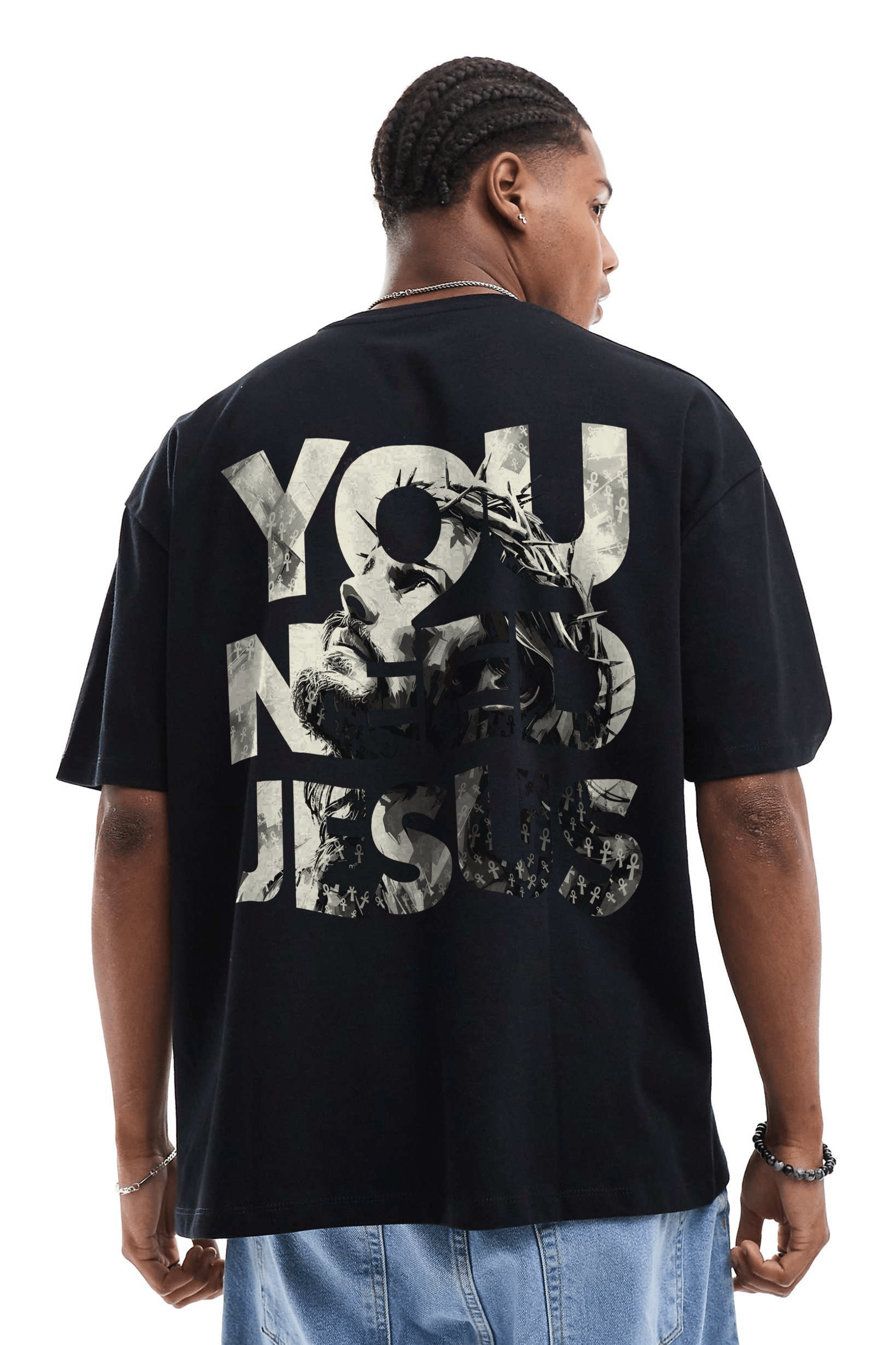 Camiseta Oversized - You Need Jesus