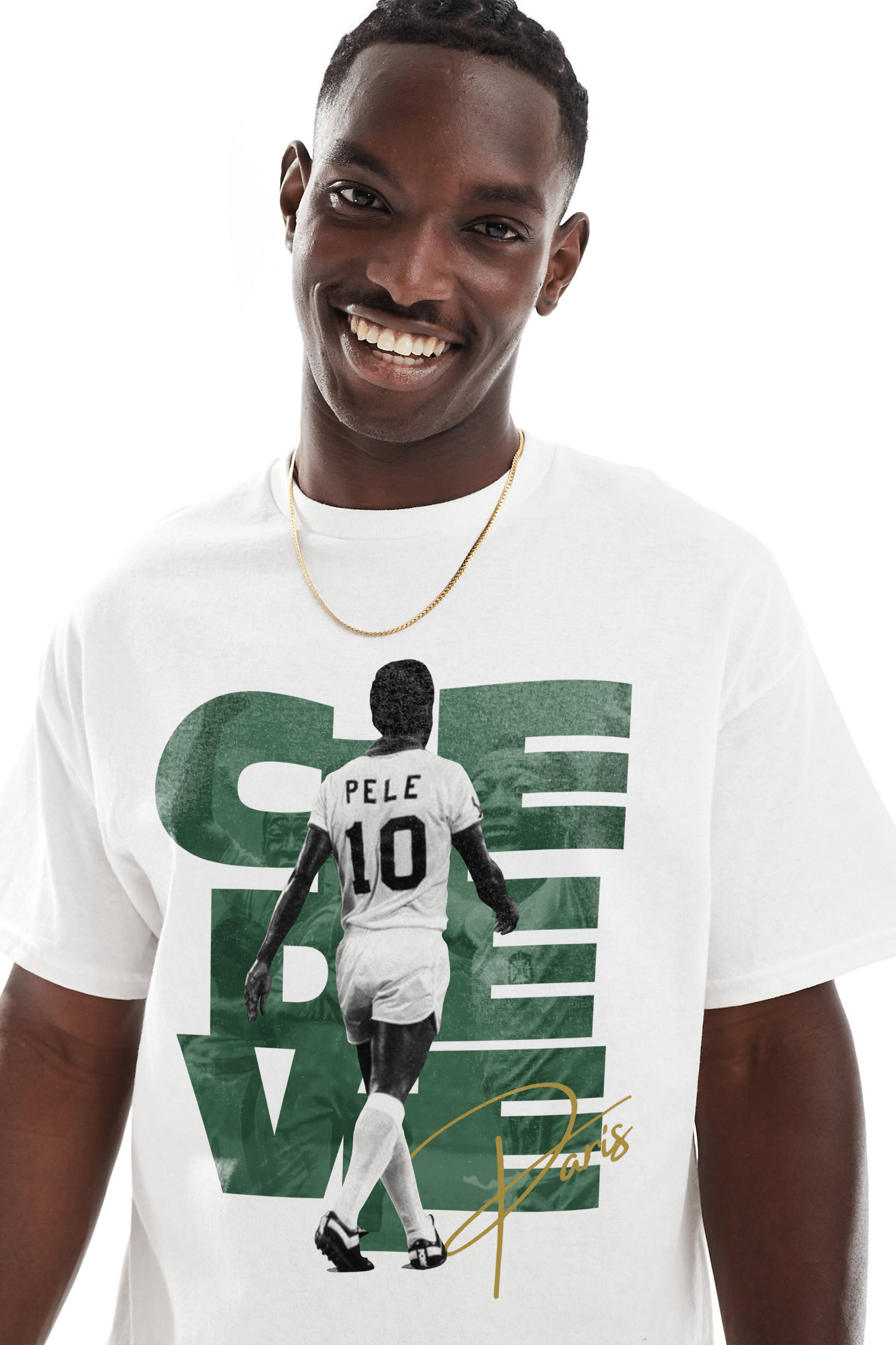 Camiseta Oversized - Pelé