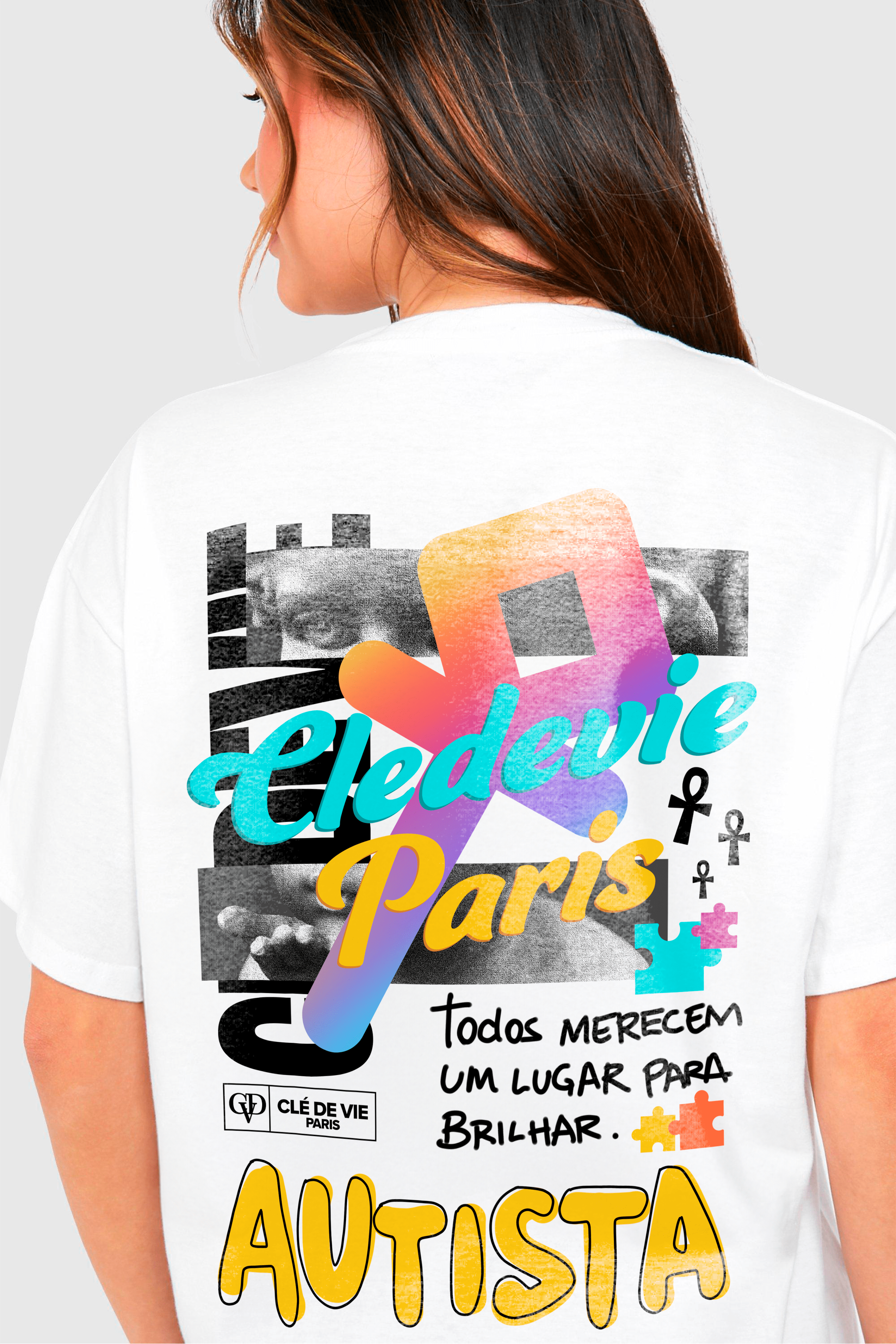 Camiseta Streetwear - Brilhar Autismo