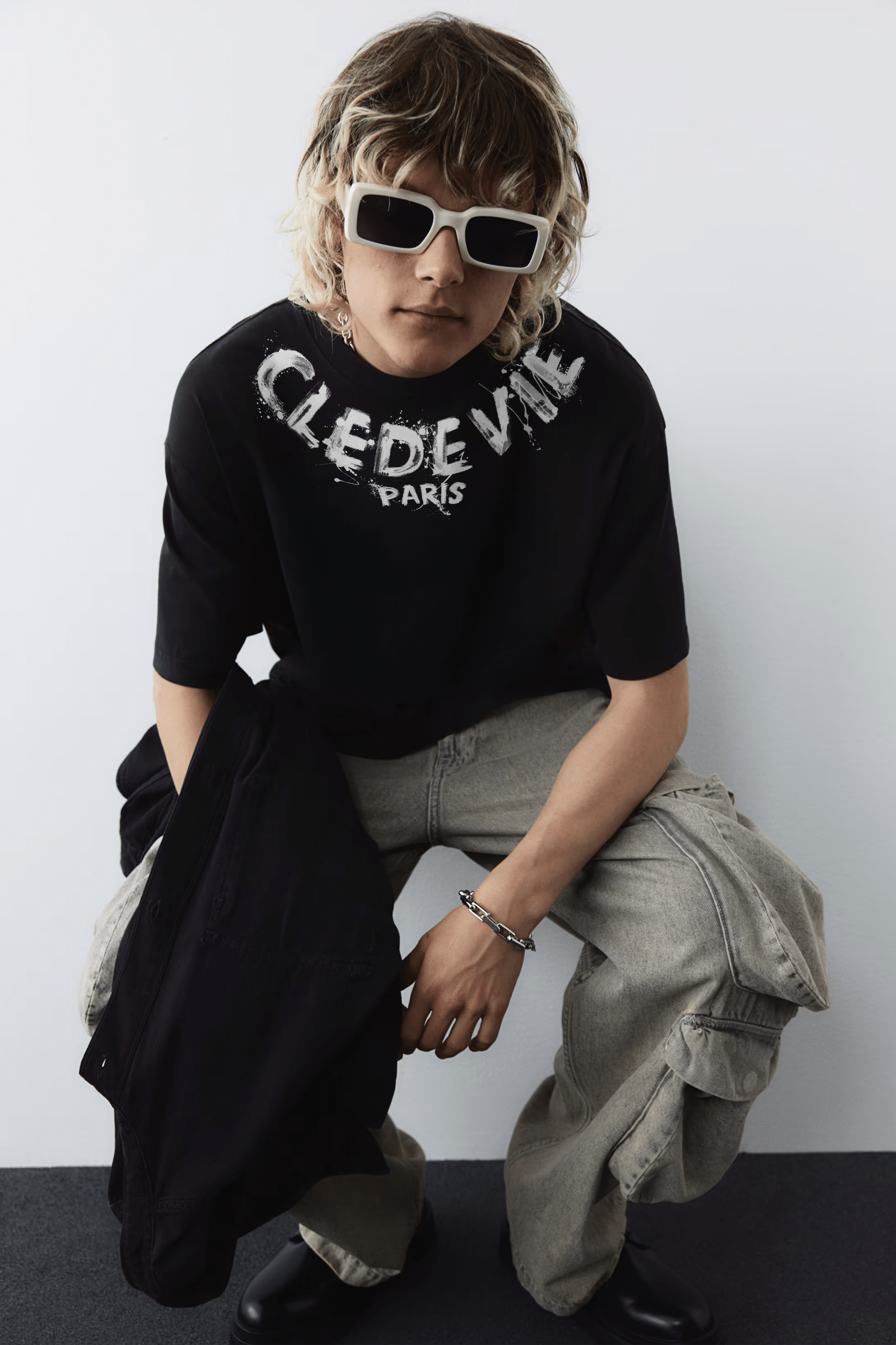 Camiseta Oversized Cledevie - Distort Ruptura
