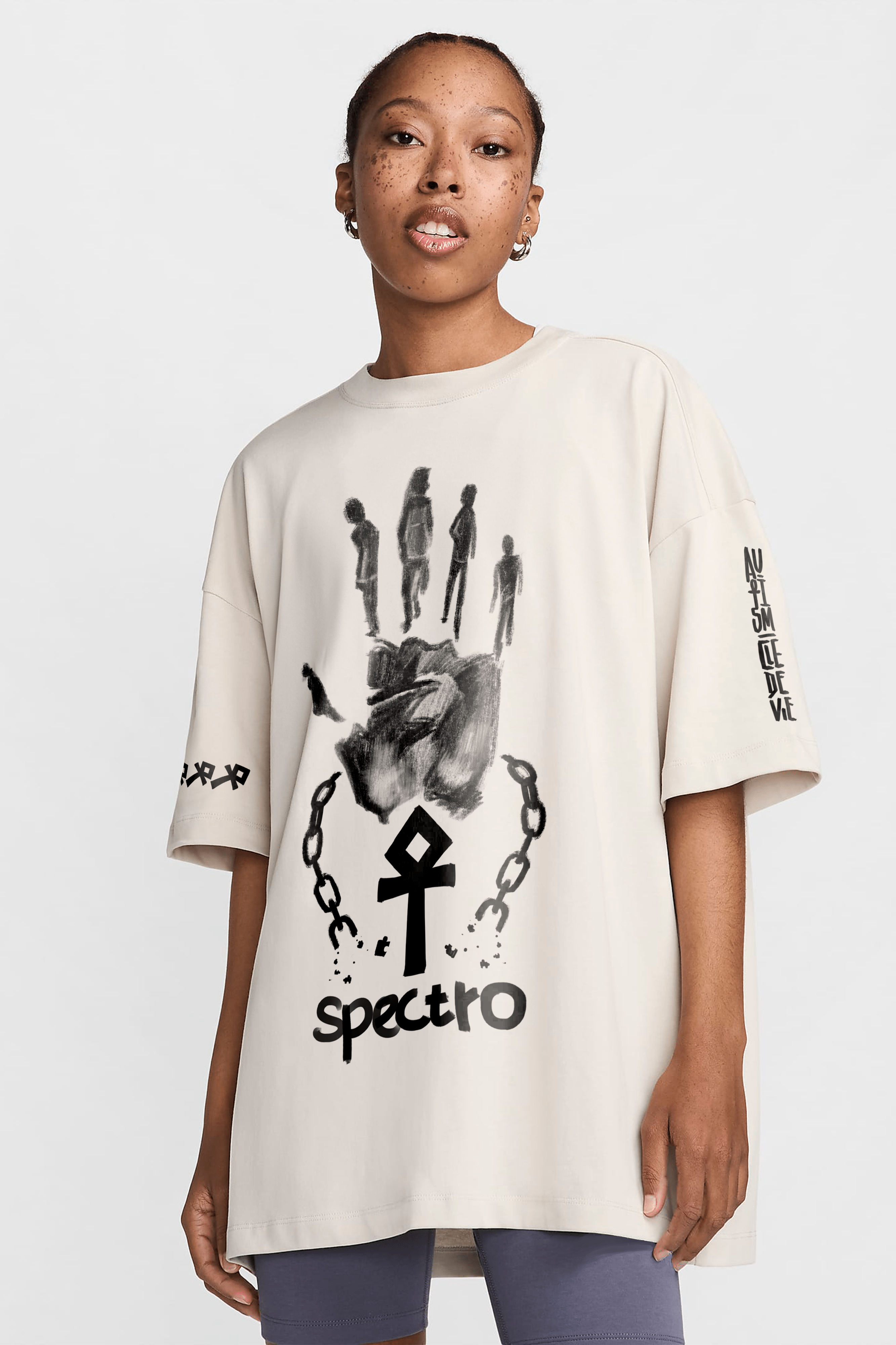 Camiseta Oversized - Barreiras Autismo