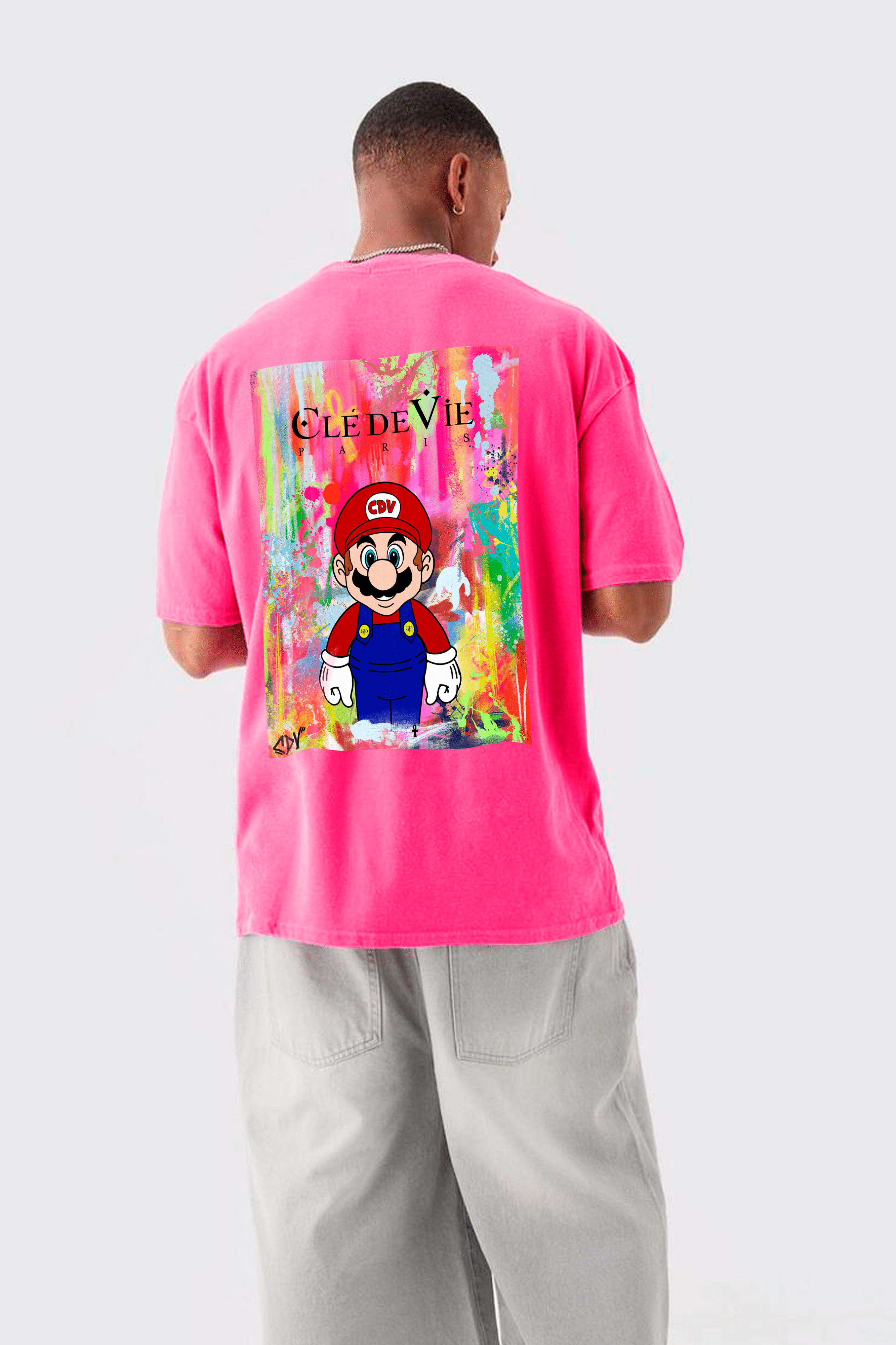 Camiseta Oversized Stoned - Mario Art