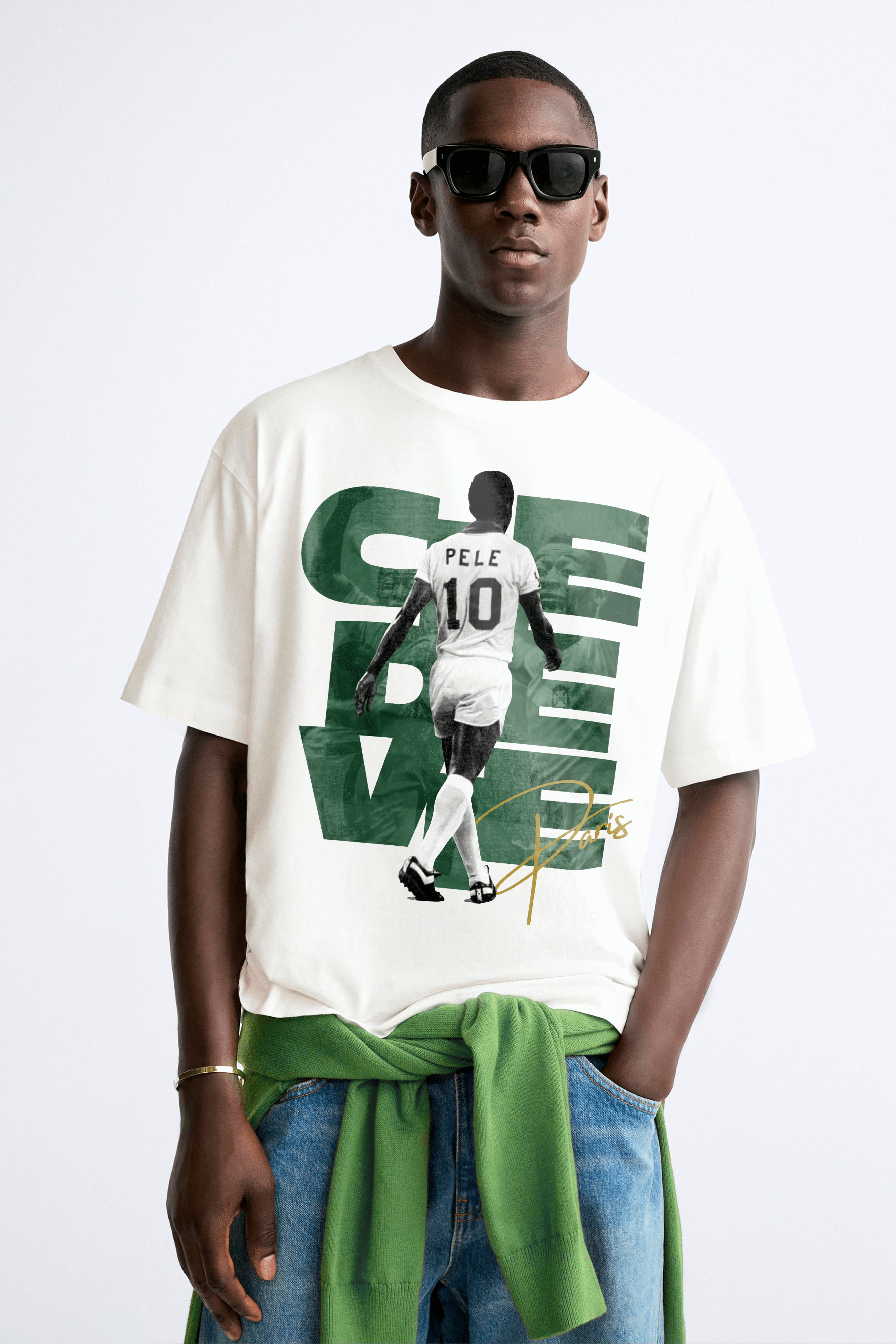 Camiseta Oversized - Pelé