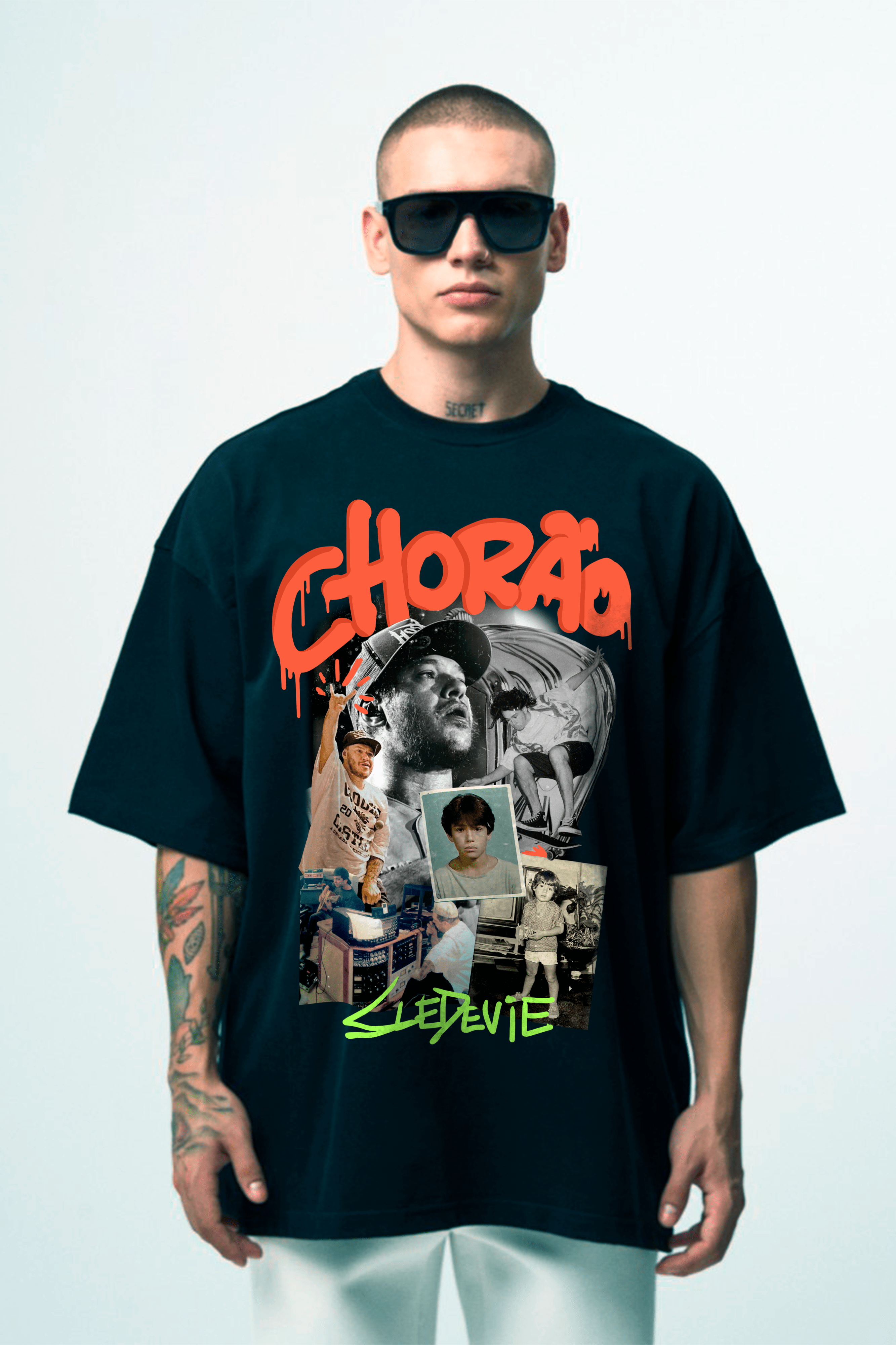 Camiseta Streetwear - Tributo Chorão Tempo