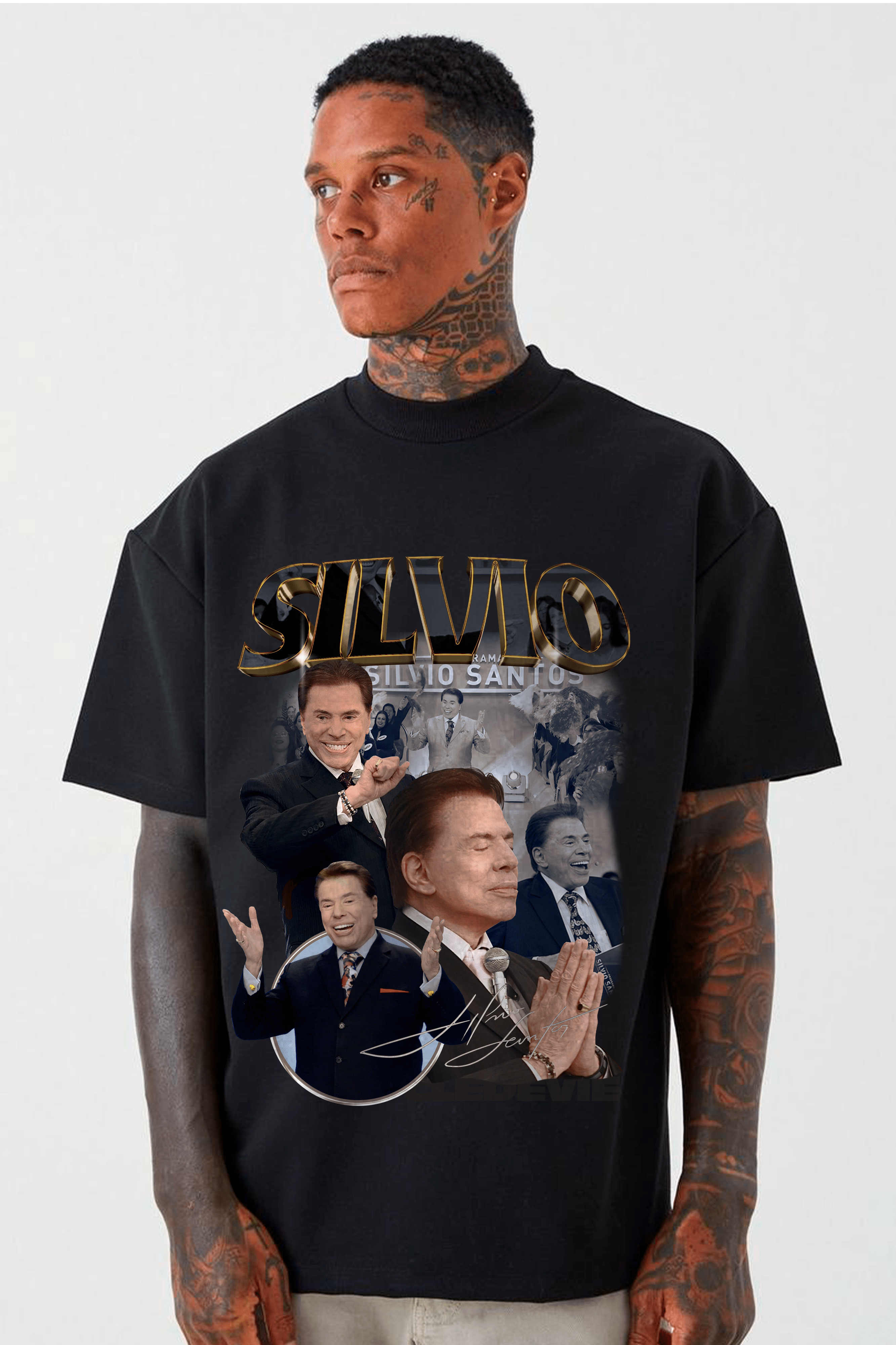 Camiseta Streetwear - Silvio Santos