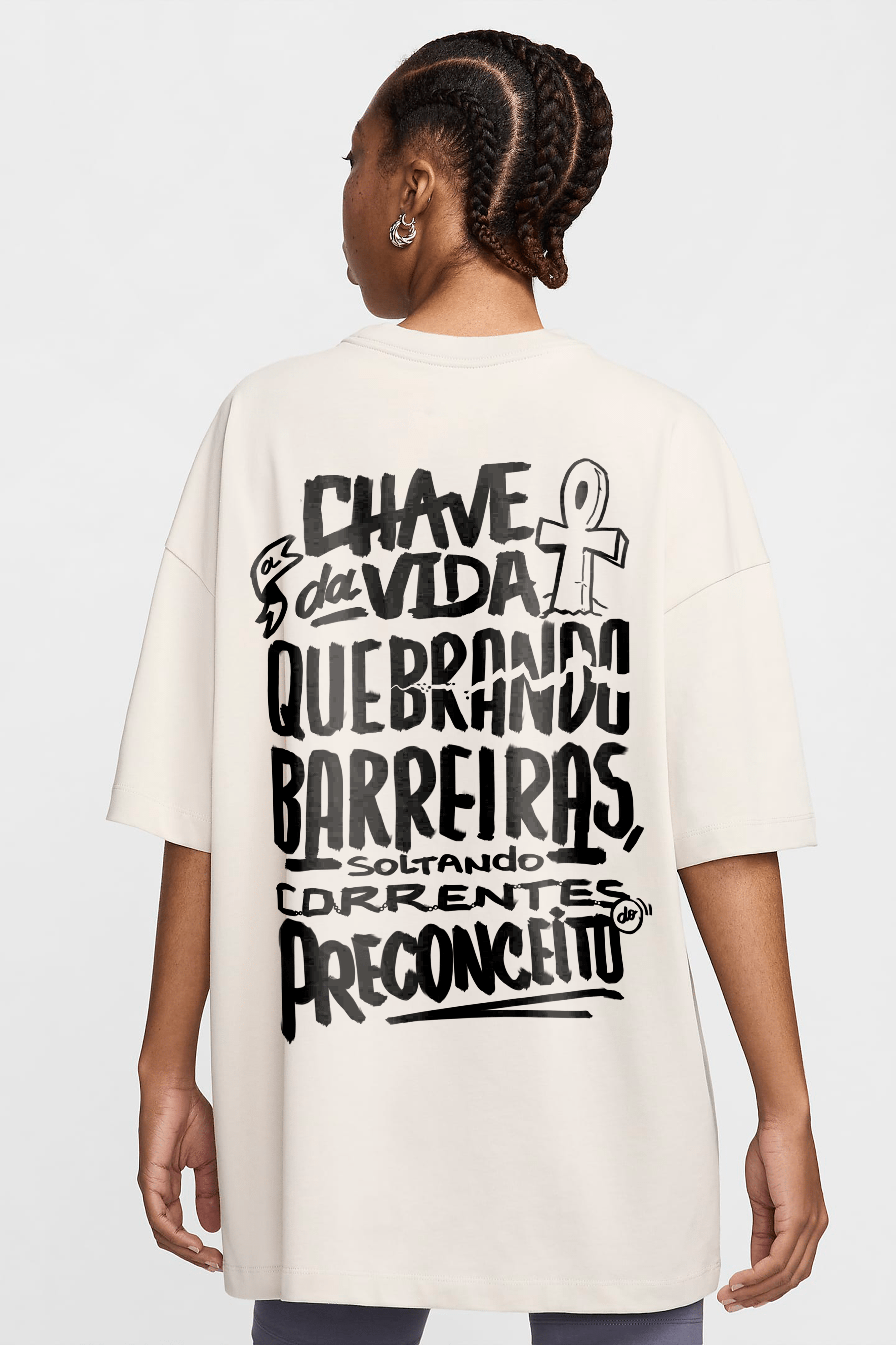 Camiseta Oversized - Barreiras Autismo