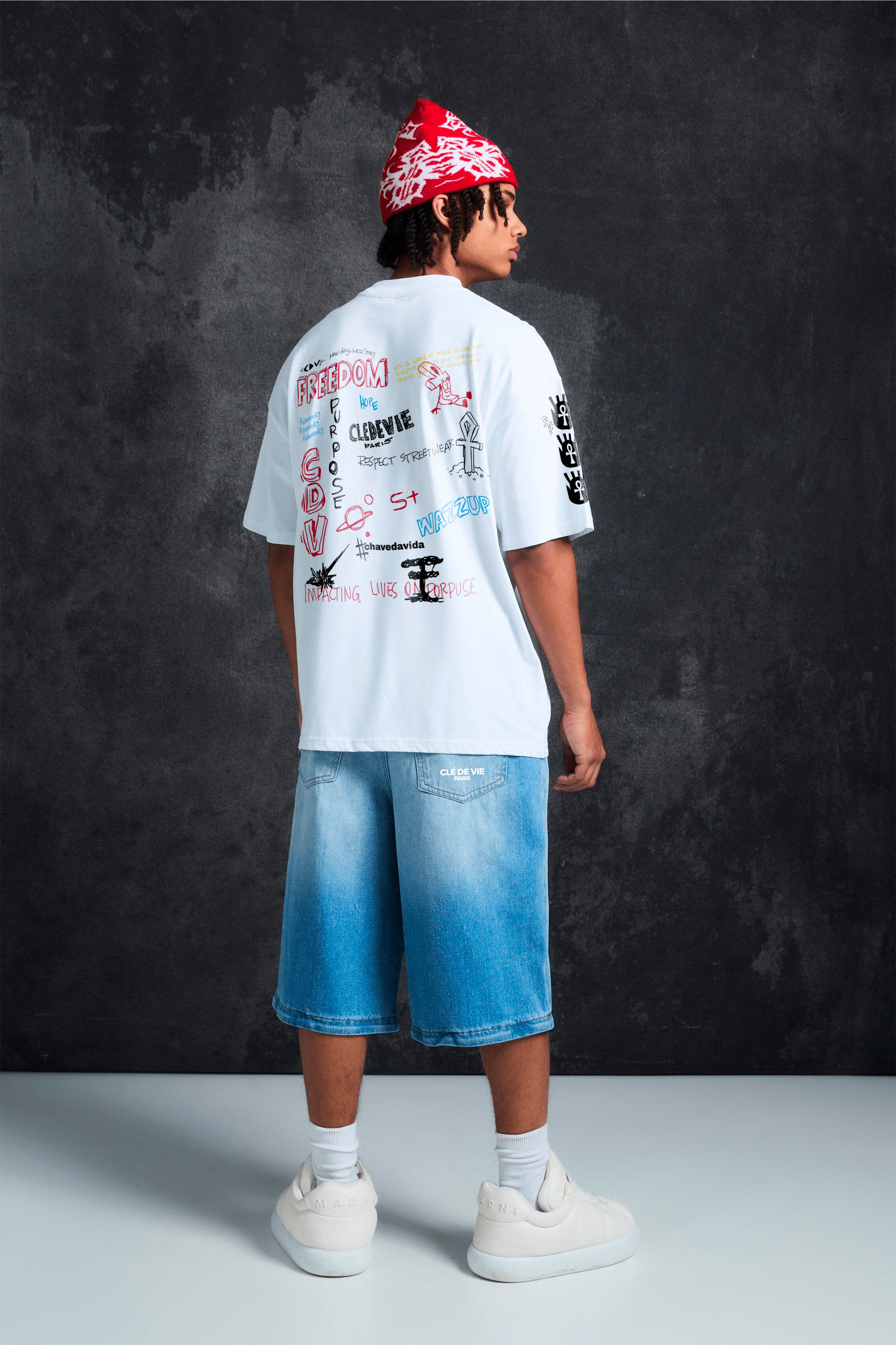Camiseta Oversized Moletinho - Freedom