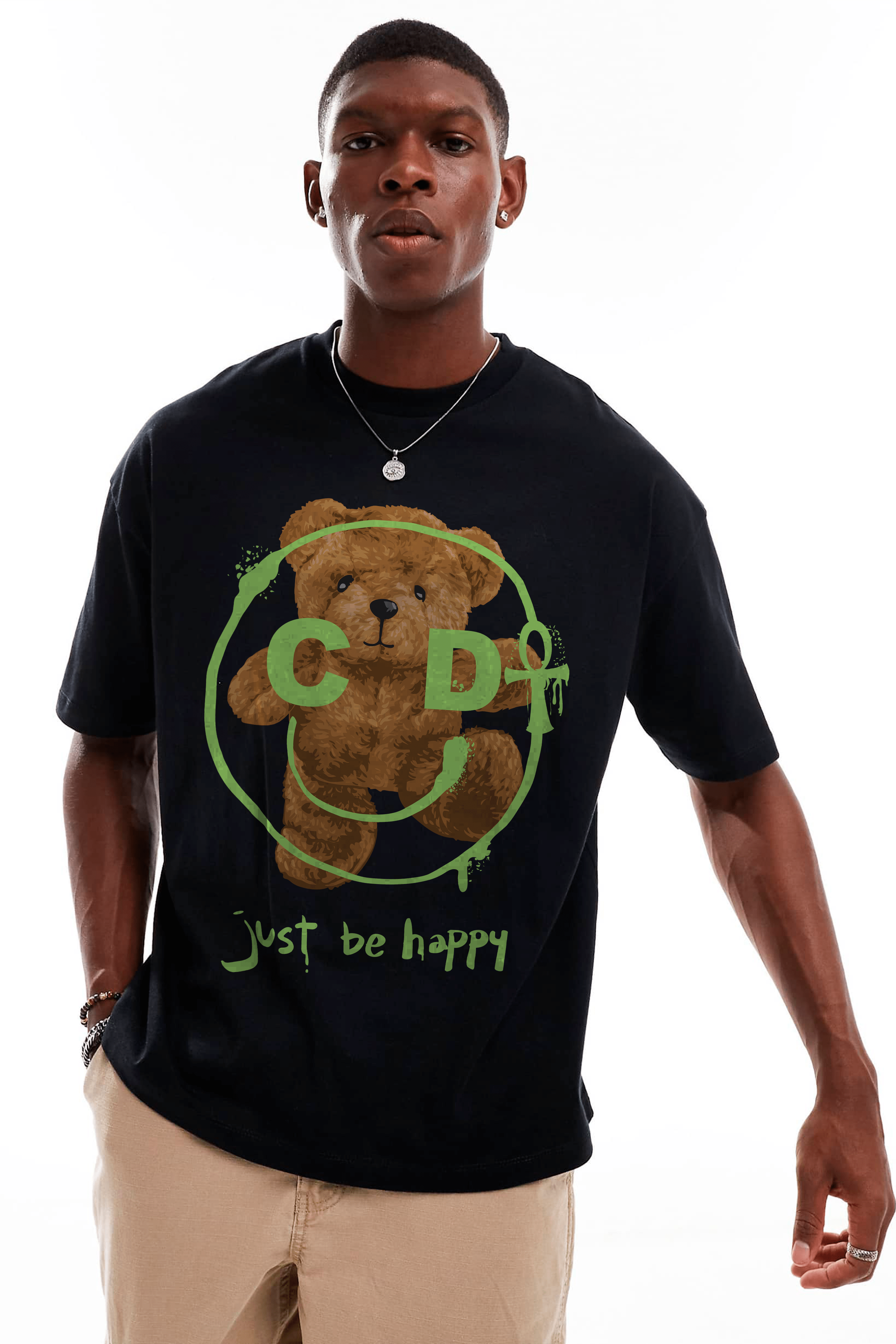 Camiseta Streetwear - Bear Smile