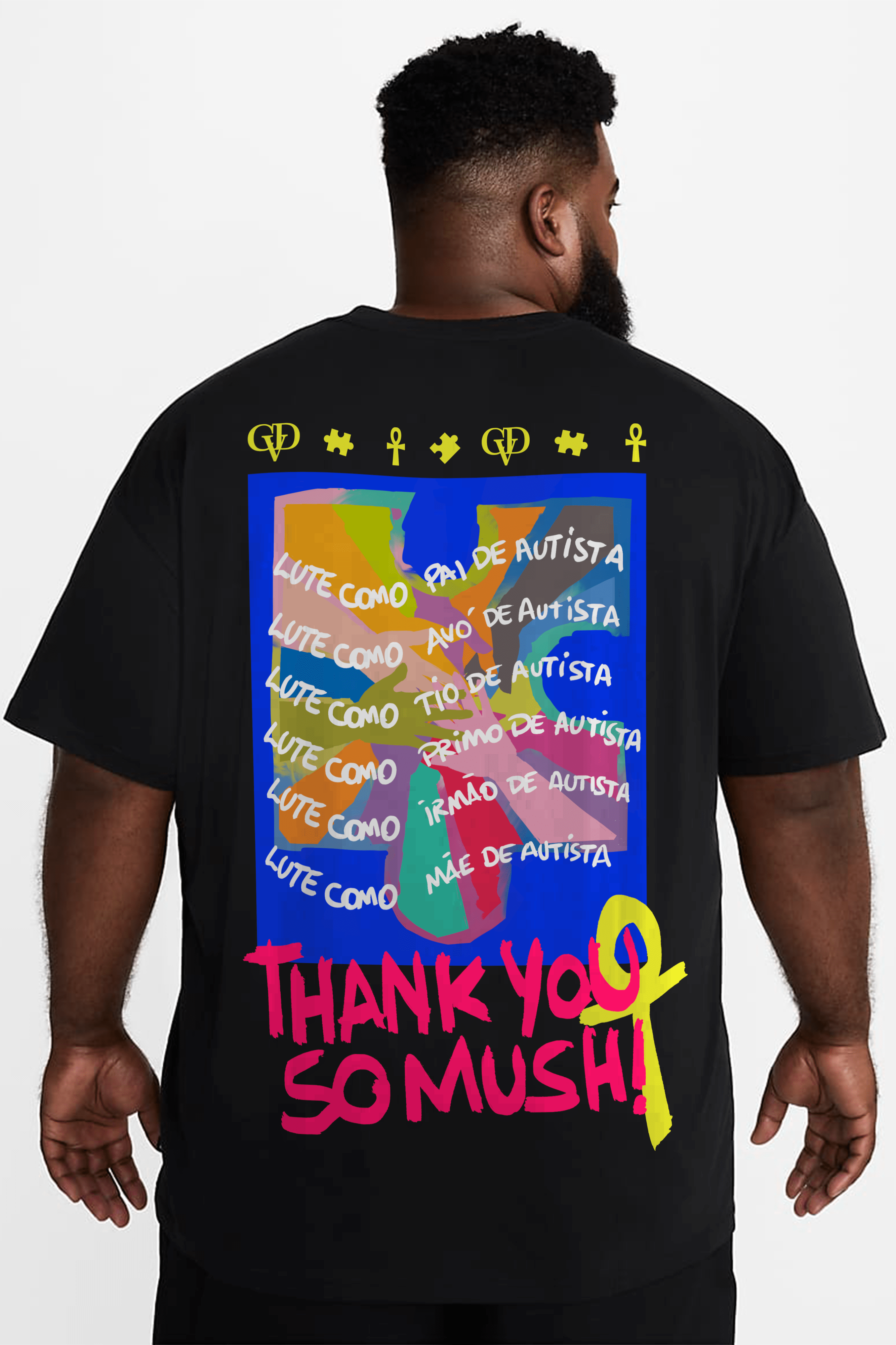 Camiseta Streetwear - Unidos Autismo