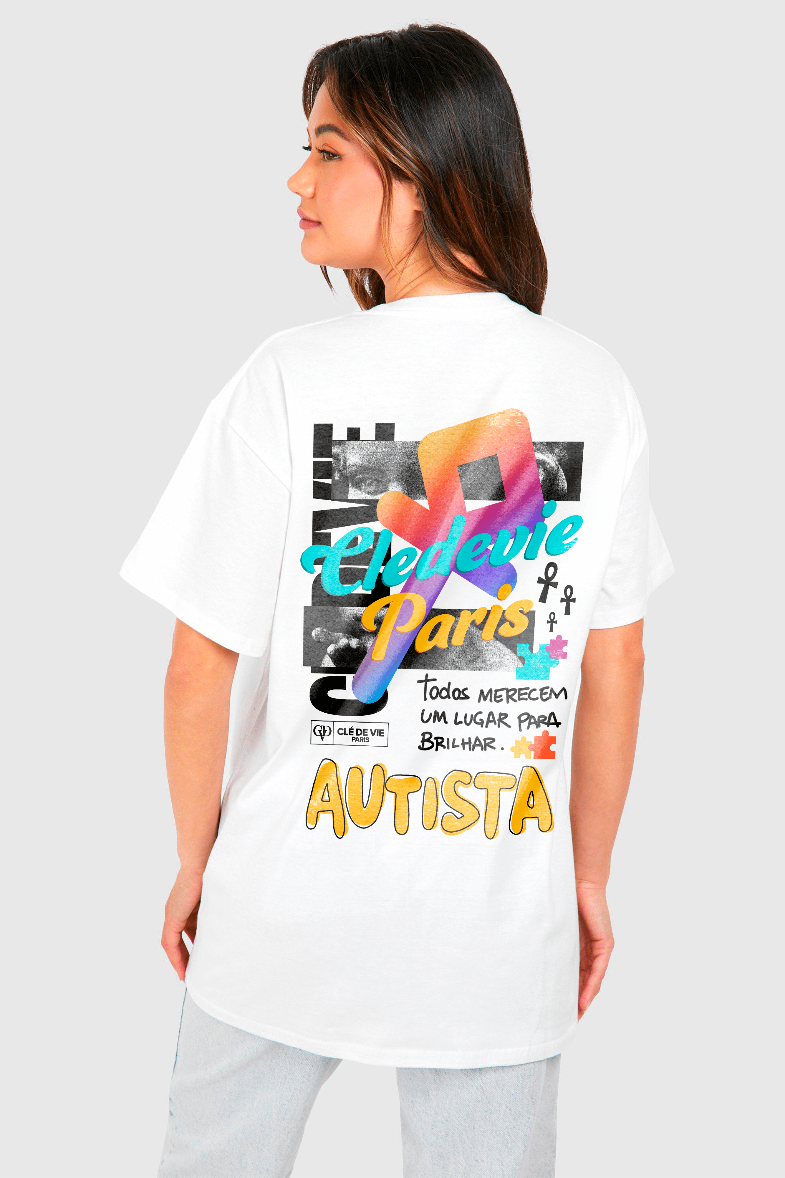 Camiseta Streetwear - Brilhar Autismo