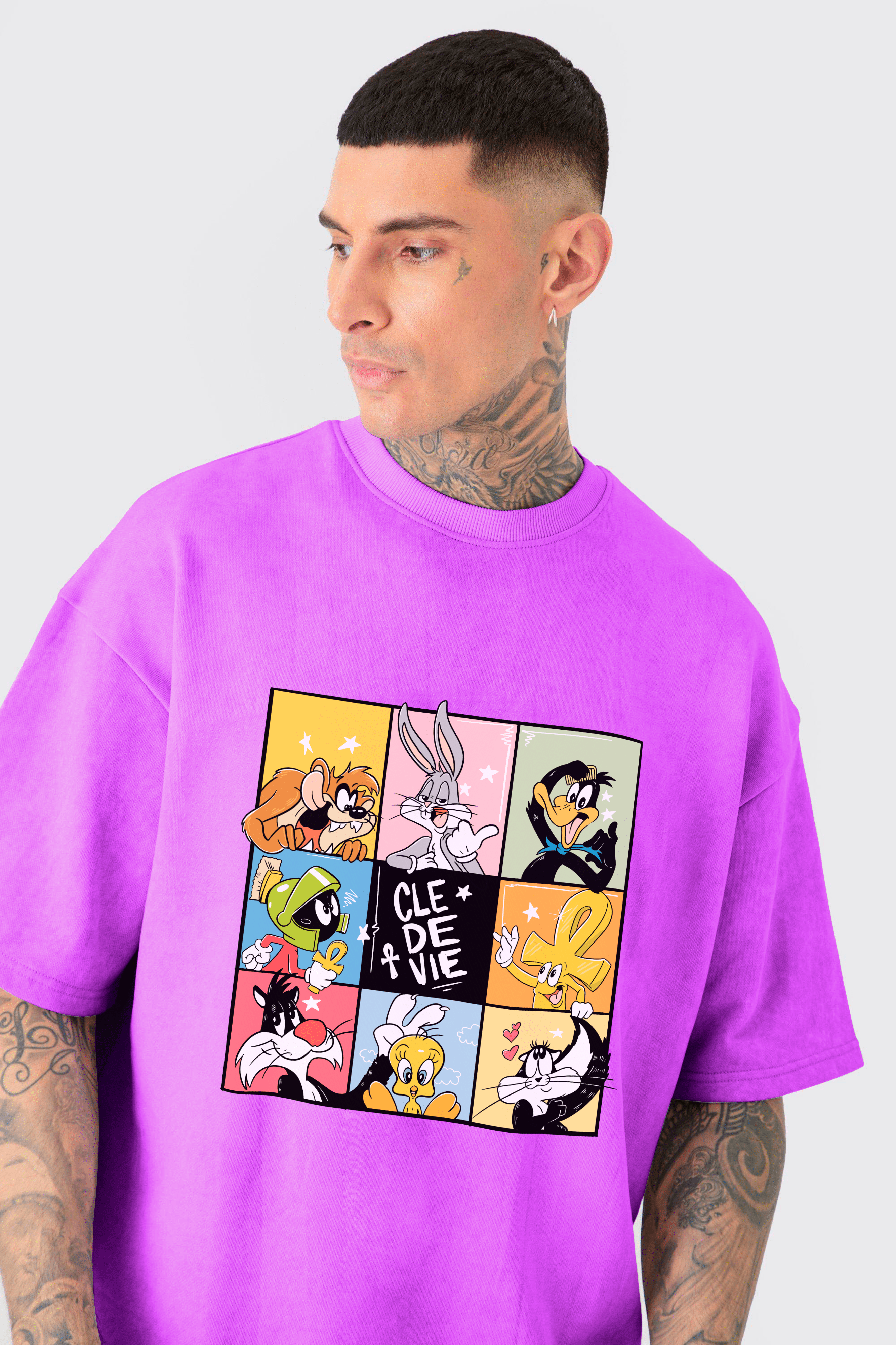 Camiseta Oversized Stoned - Looney Tunes