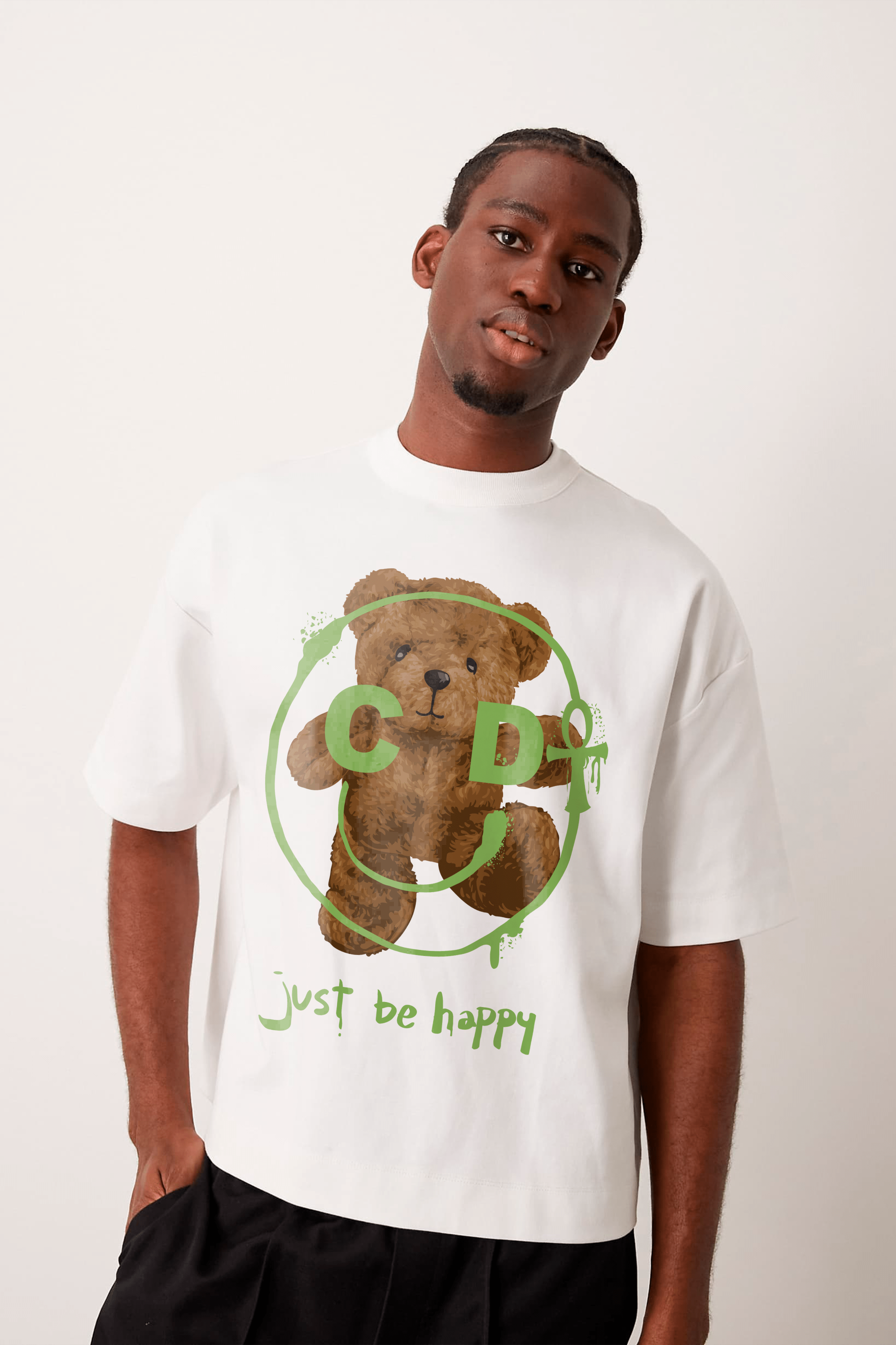 Camiseta Streetwear - Bear Smile