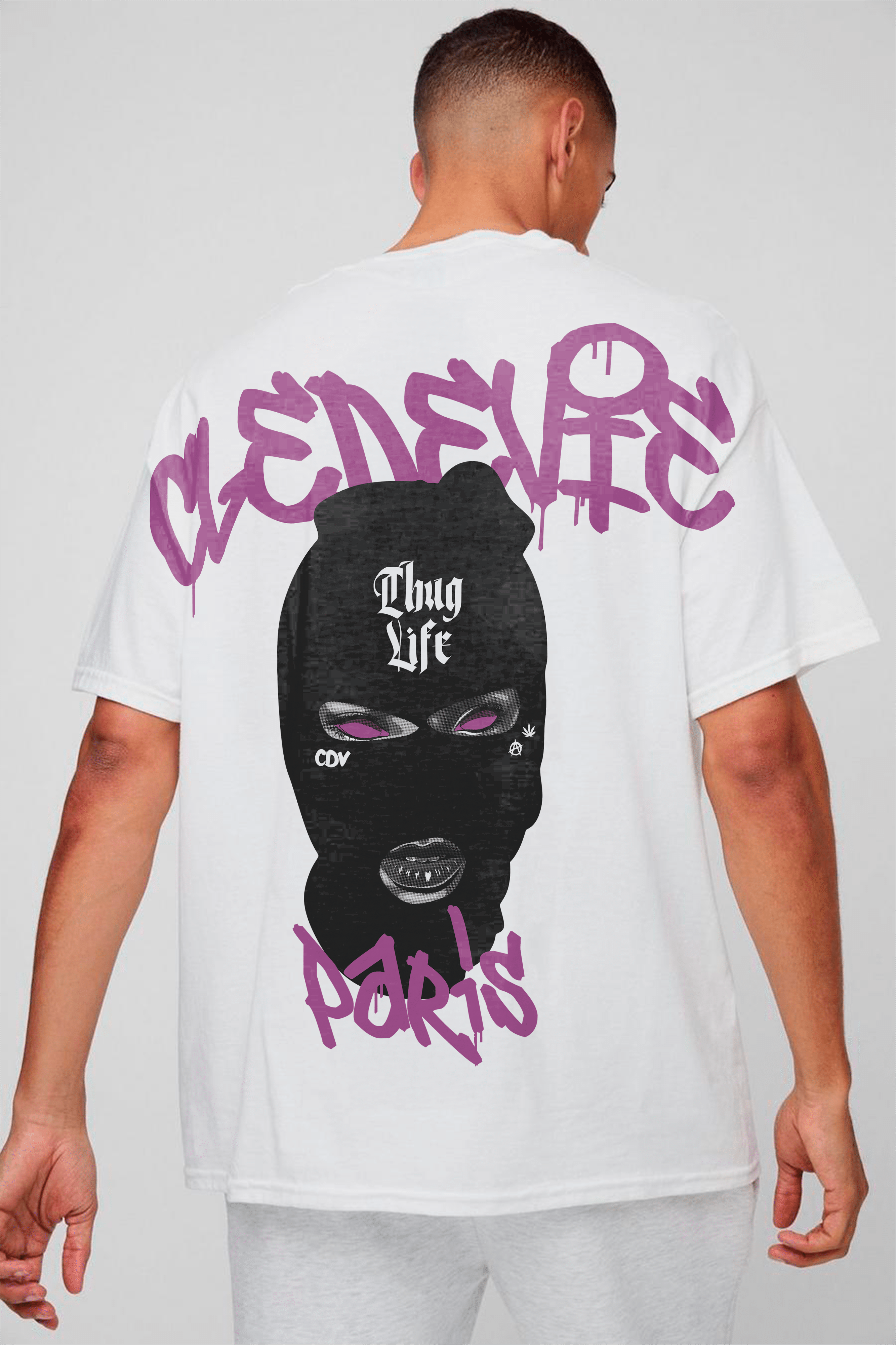 Camiseta Oversized - Thug Life