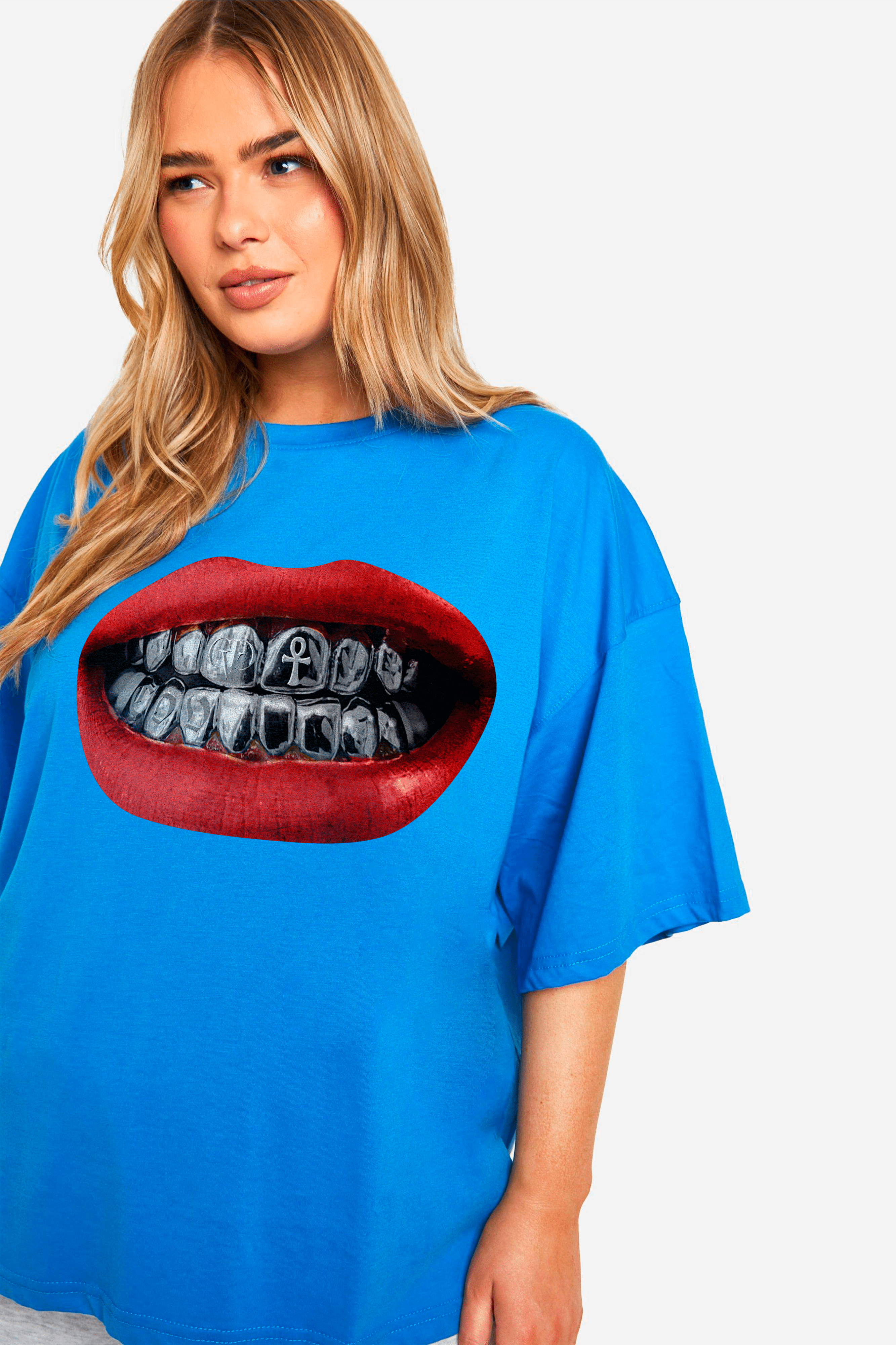 Camiseta Oversized Stoned - Sussurro