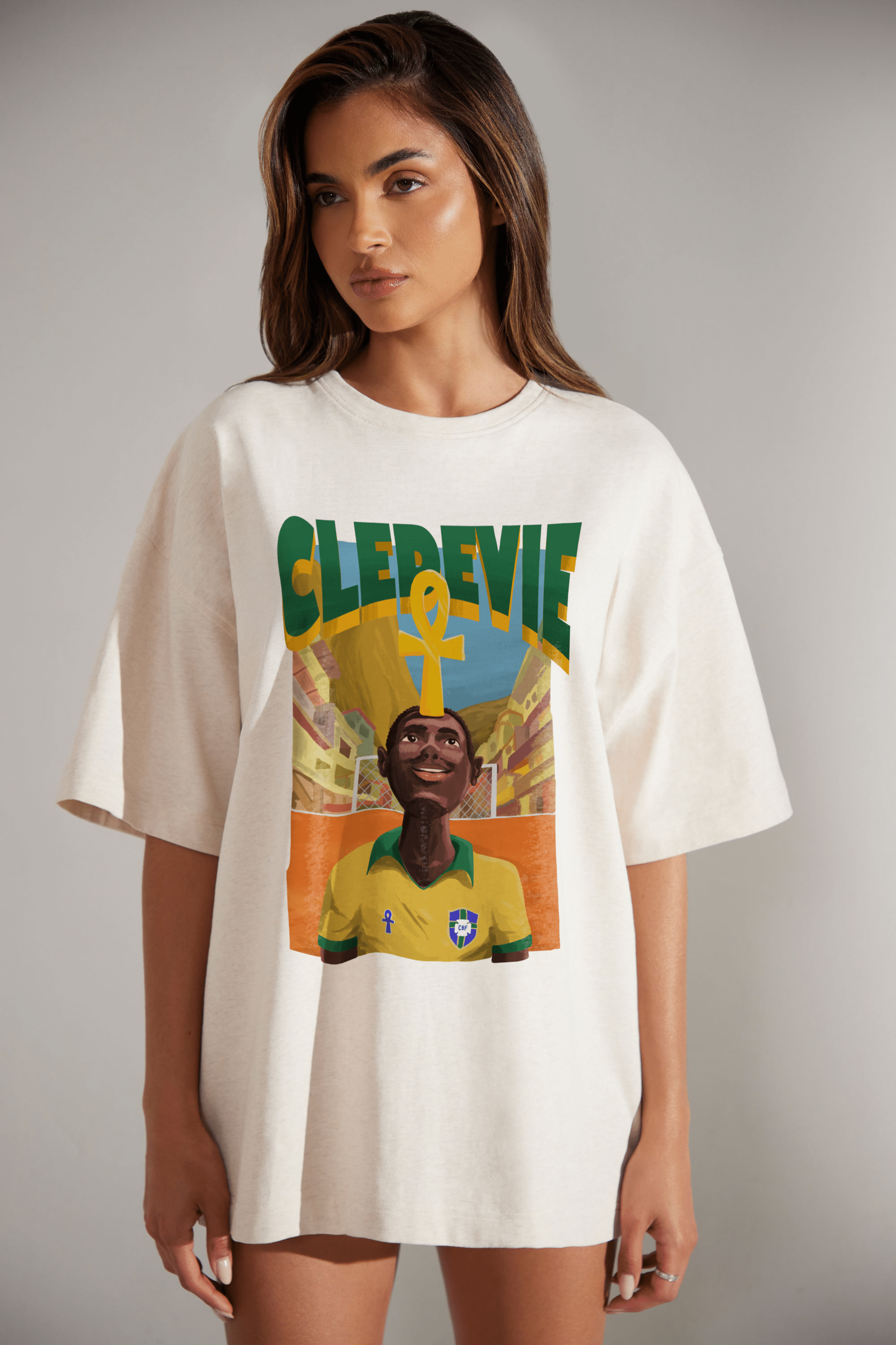 Camiseta Streetwear Feminina - País Do Futebol