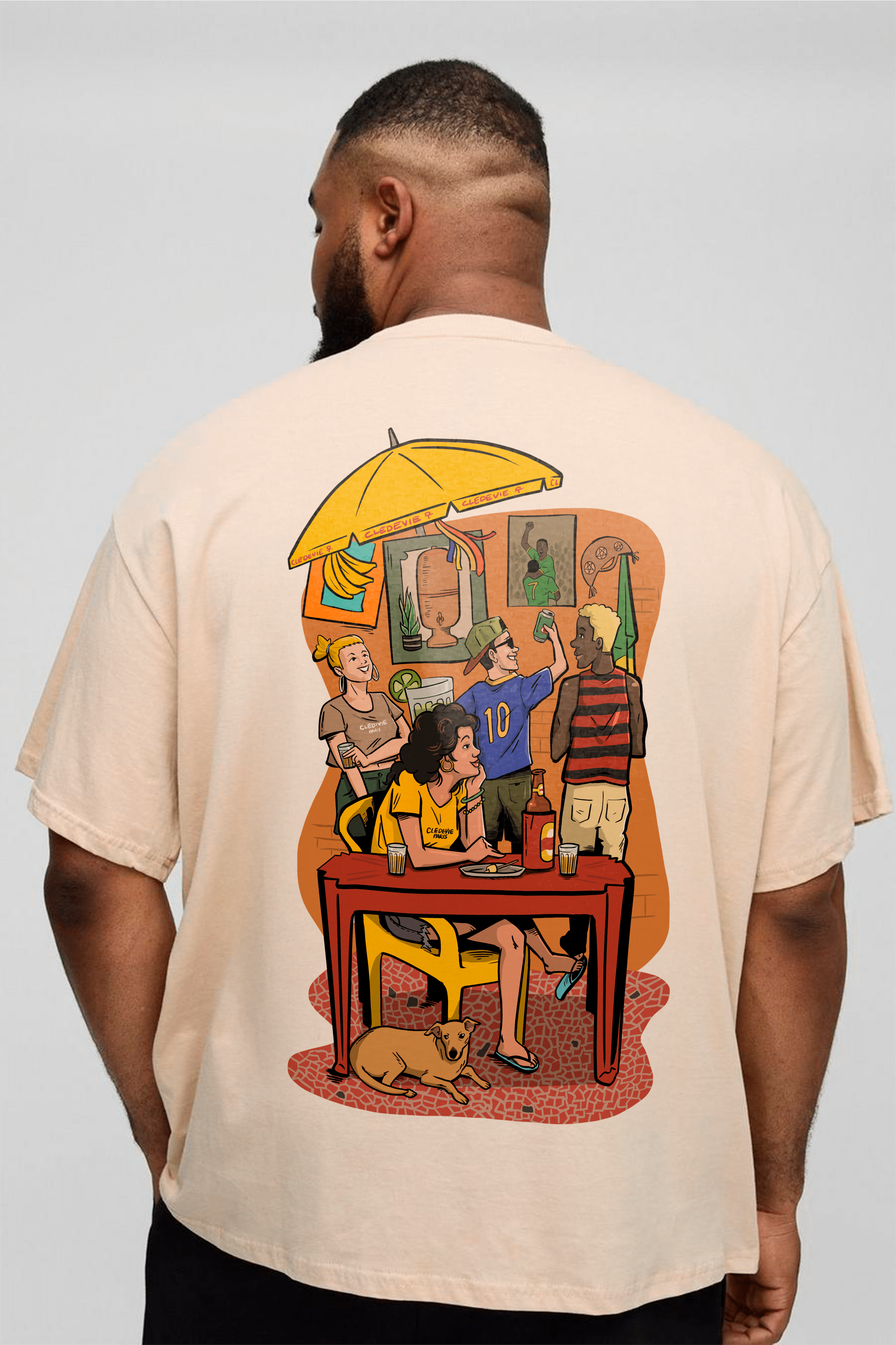 Camiseta Streetwear Cledevie - Eu Sou Brasileiro