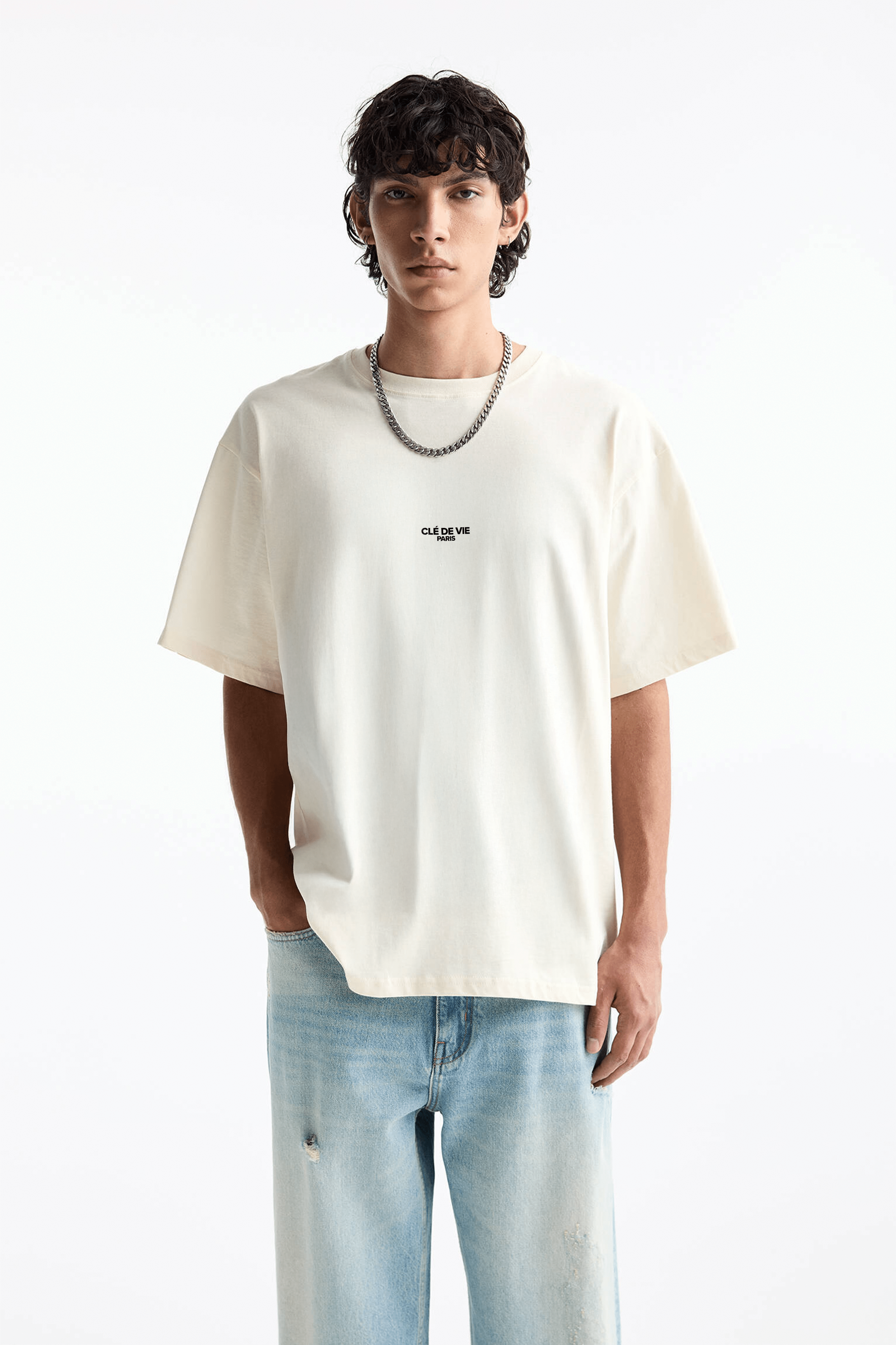 Camiseta Oversized Cledevie - Blur Sinapes