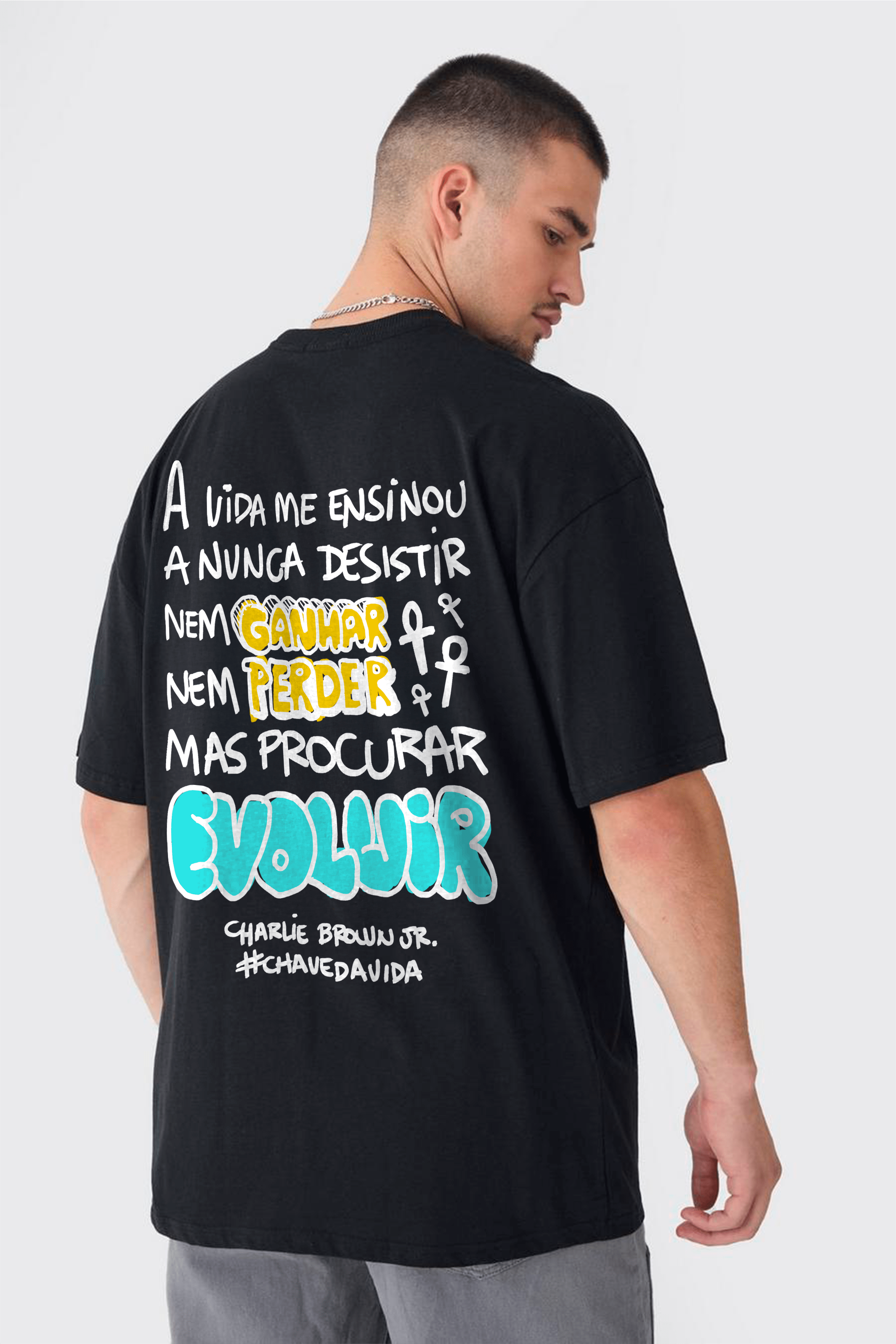 Camiseta Streetwear - Tributo Chorão Dias de Luta