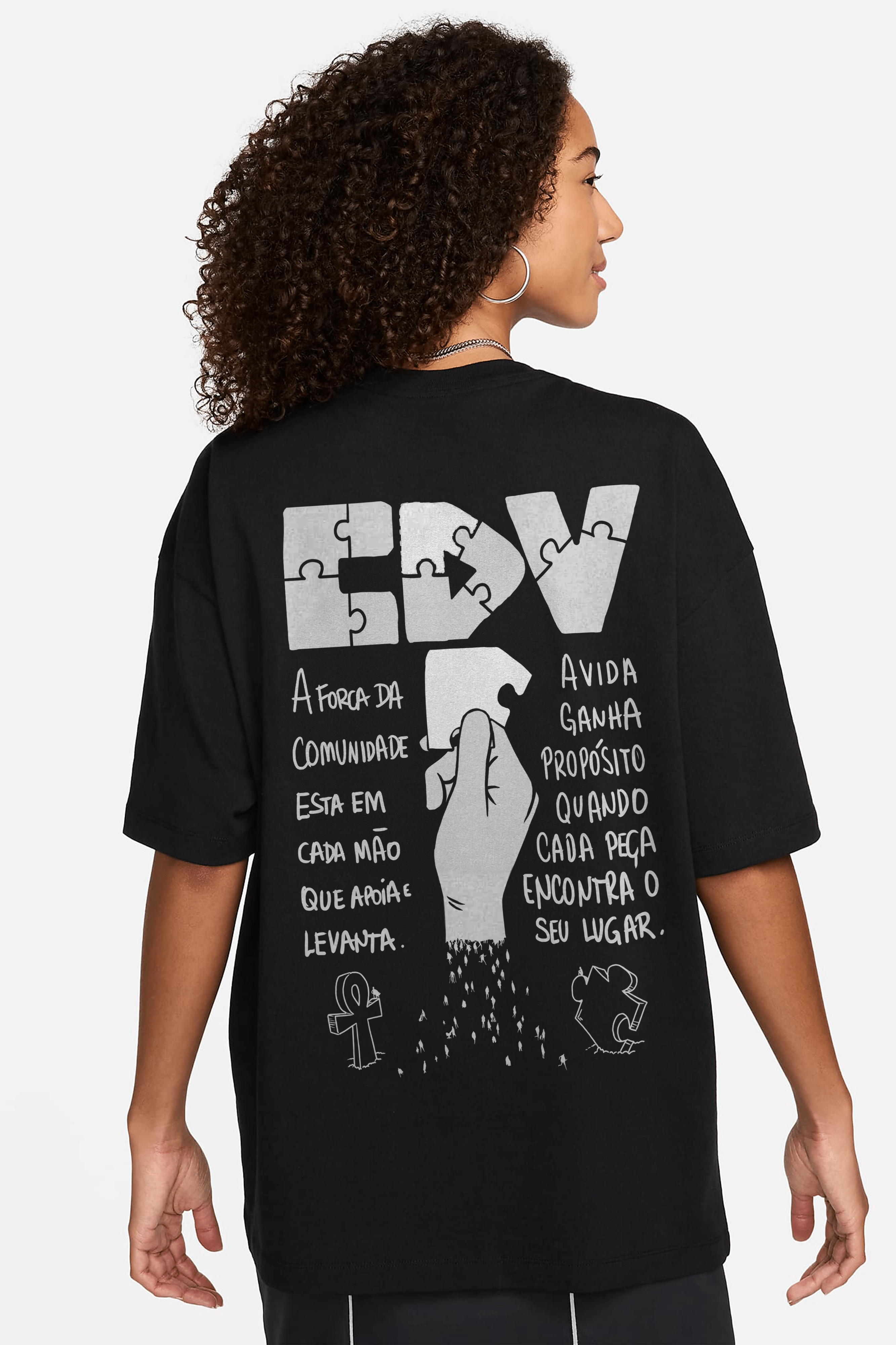 Camiseta Oversized - Comunidade Autismo