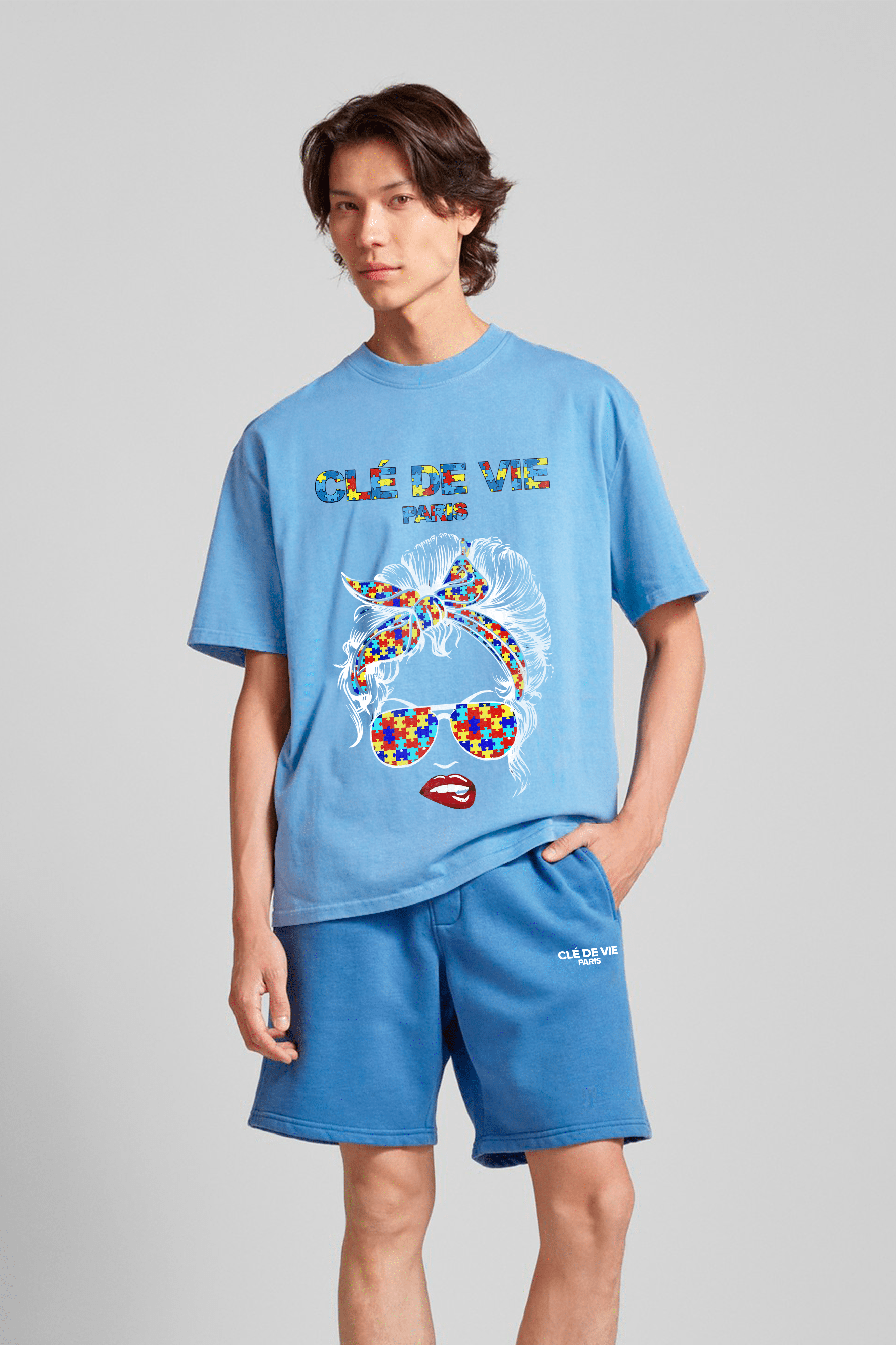 Camiseta Oversized Stoned - Lute Como Uma Mãe de Autista