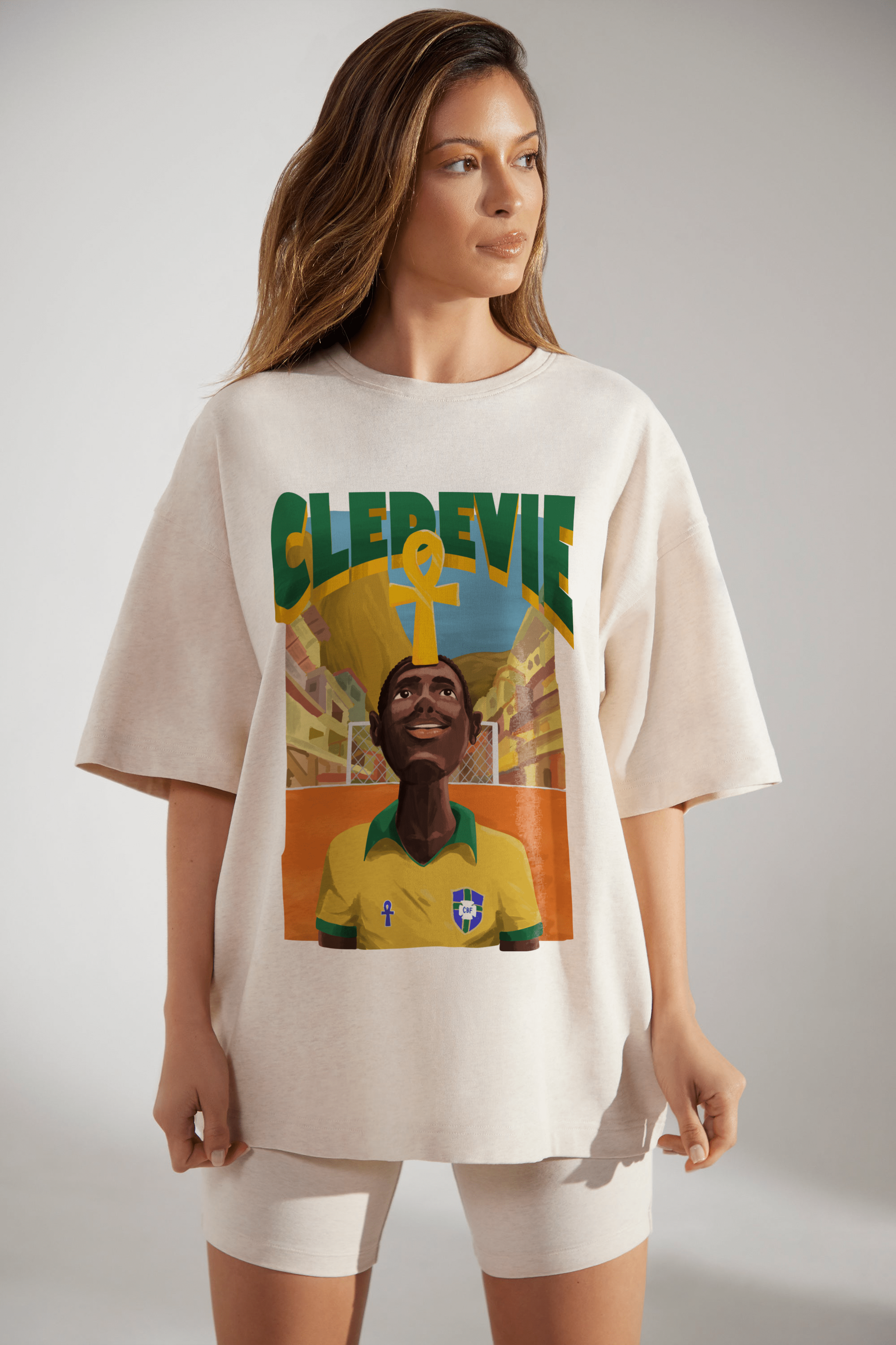 Camiseta Streetwear Feminina - País Do Futebol