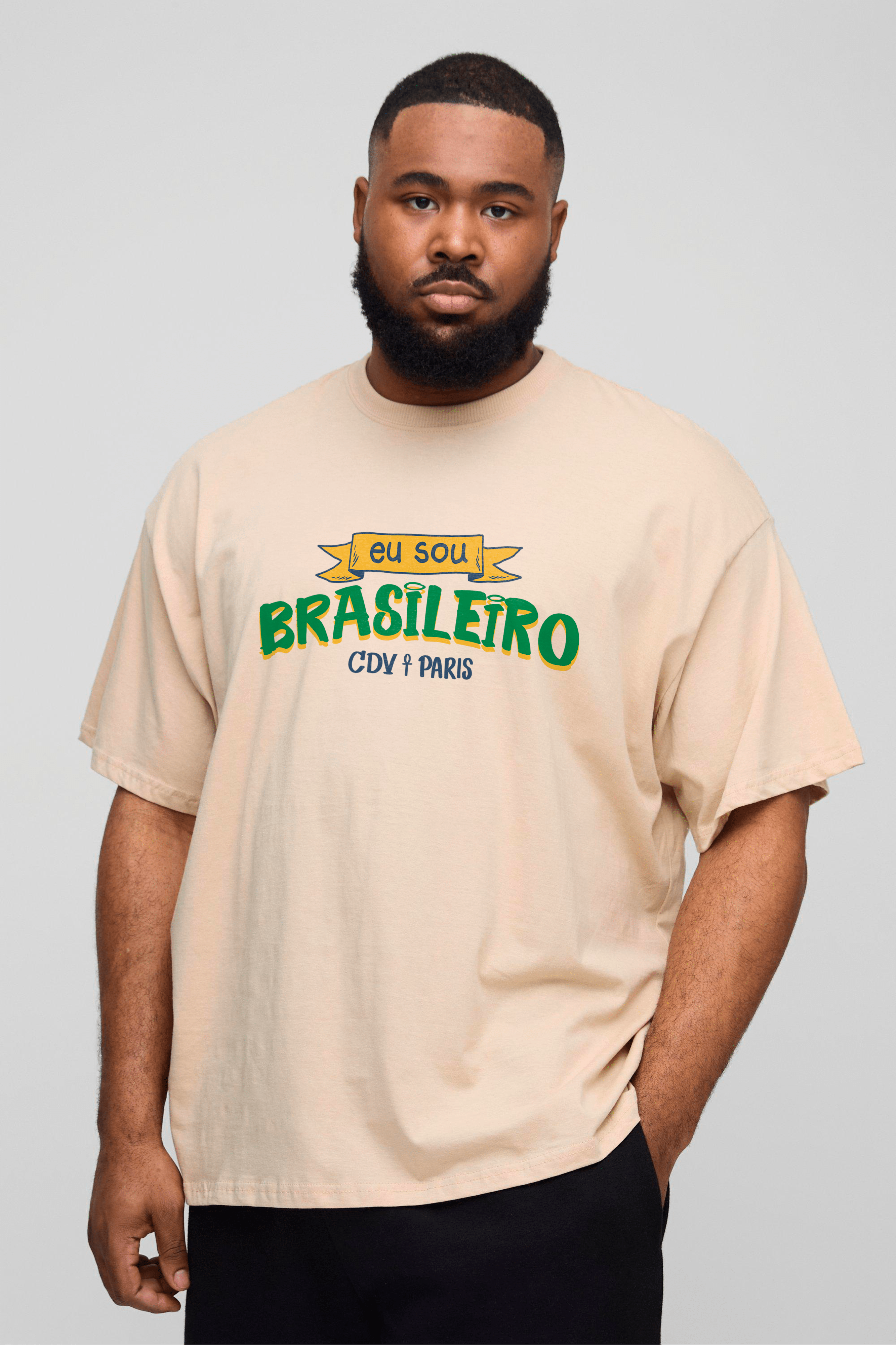 Camiseta Streetwear Cledevie - Eu Sou Brasileiro