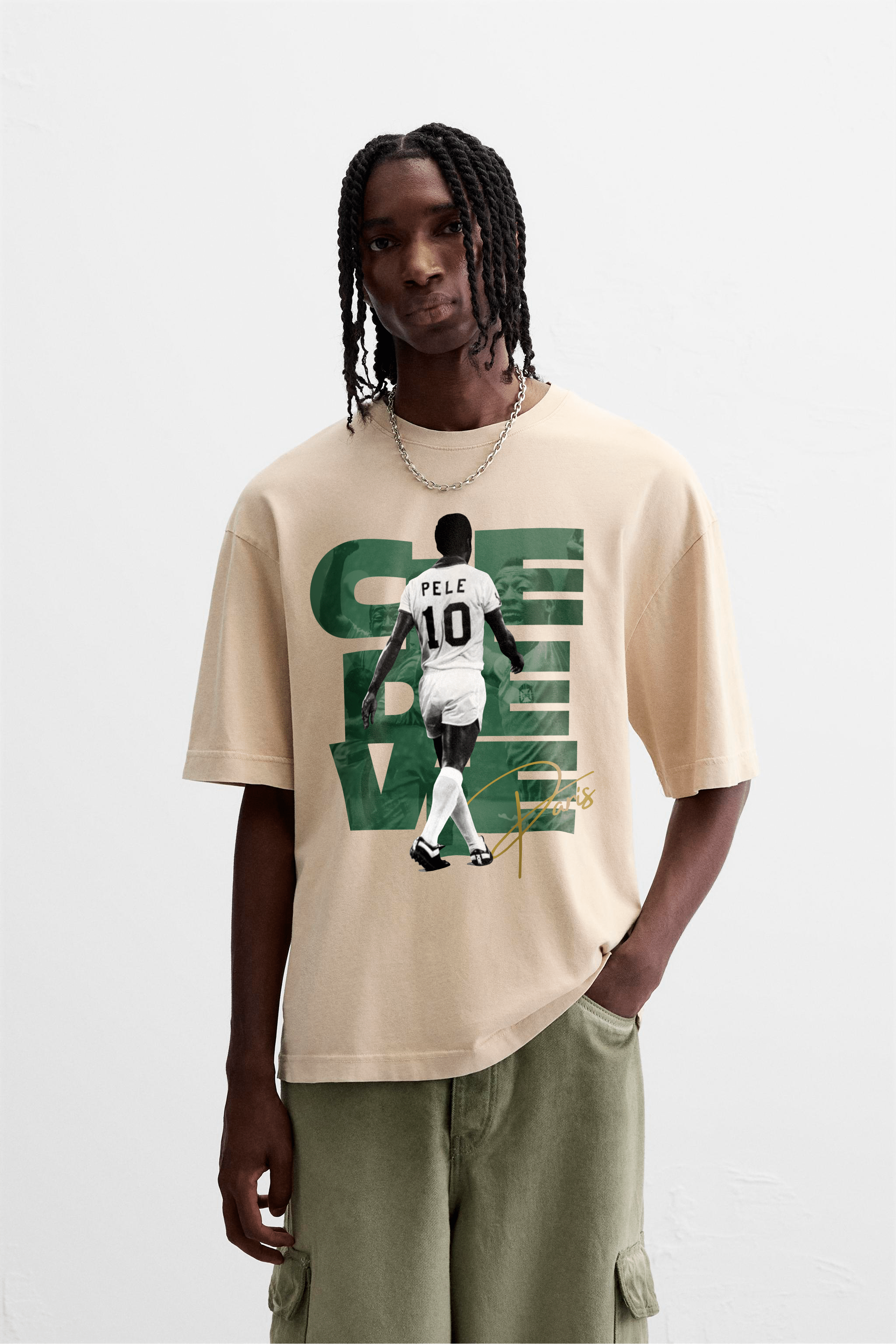 Camiseta Oversized - Pelé