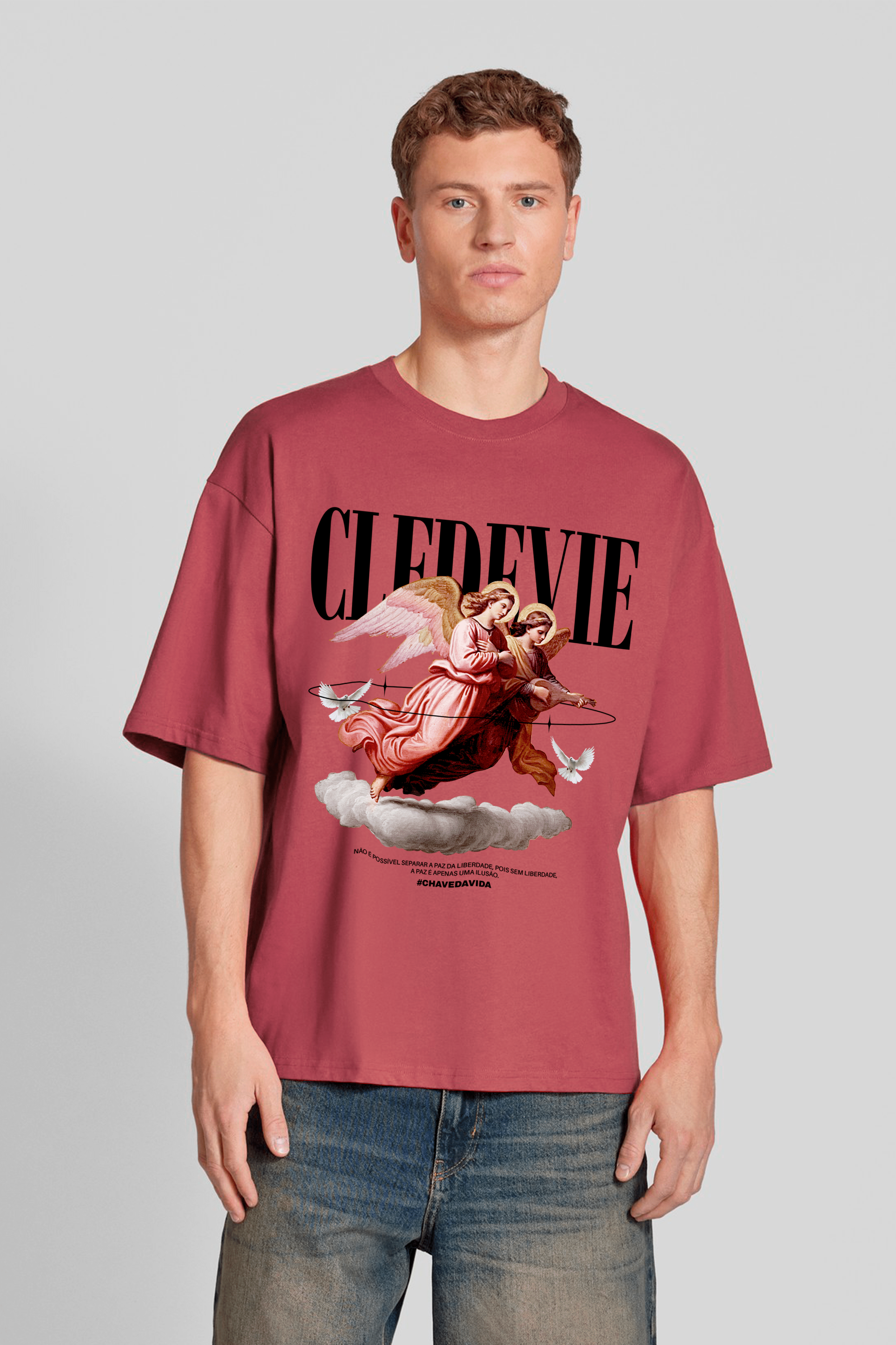 Camiseta Oversized Stoned - Liberdade