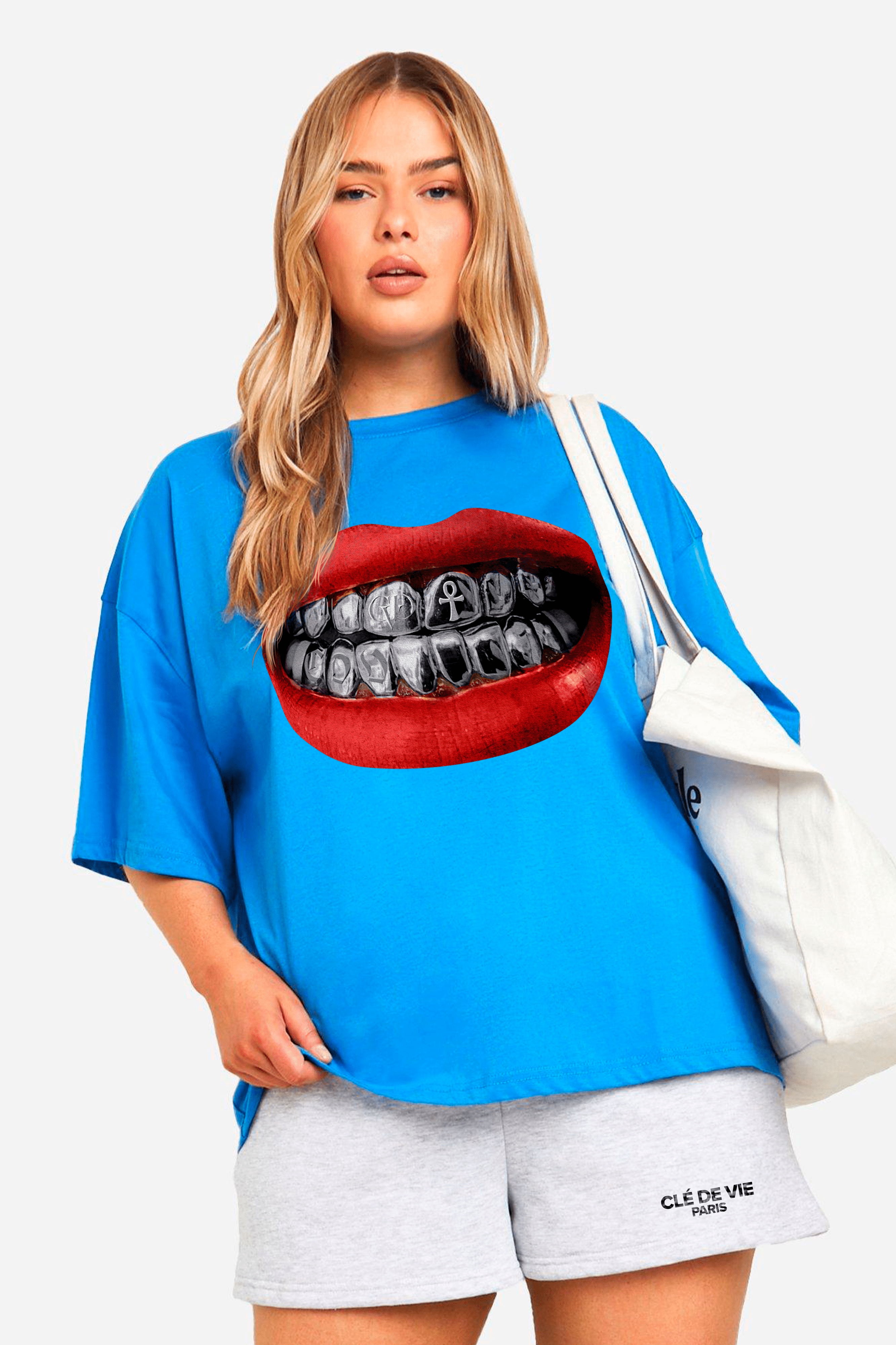 Camiseta Oversized Stoned - Sussurro