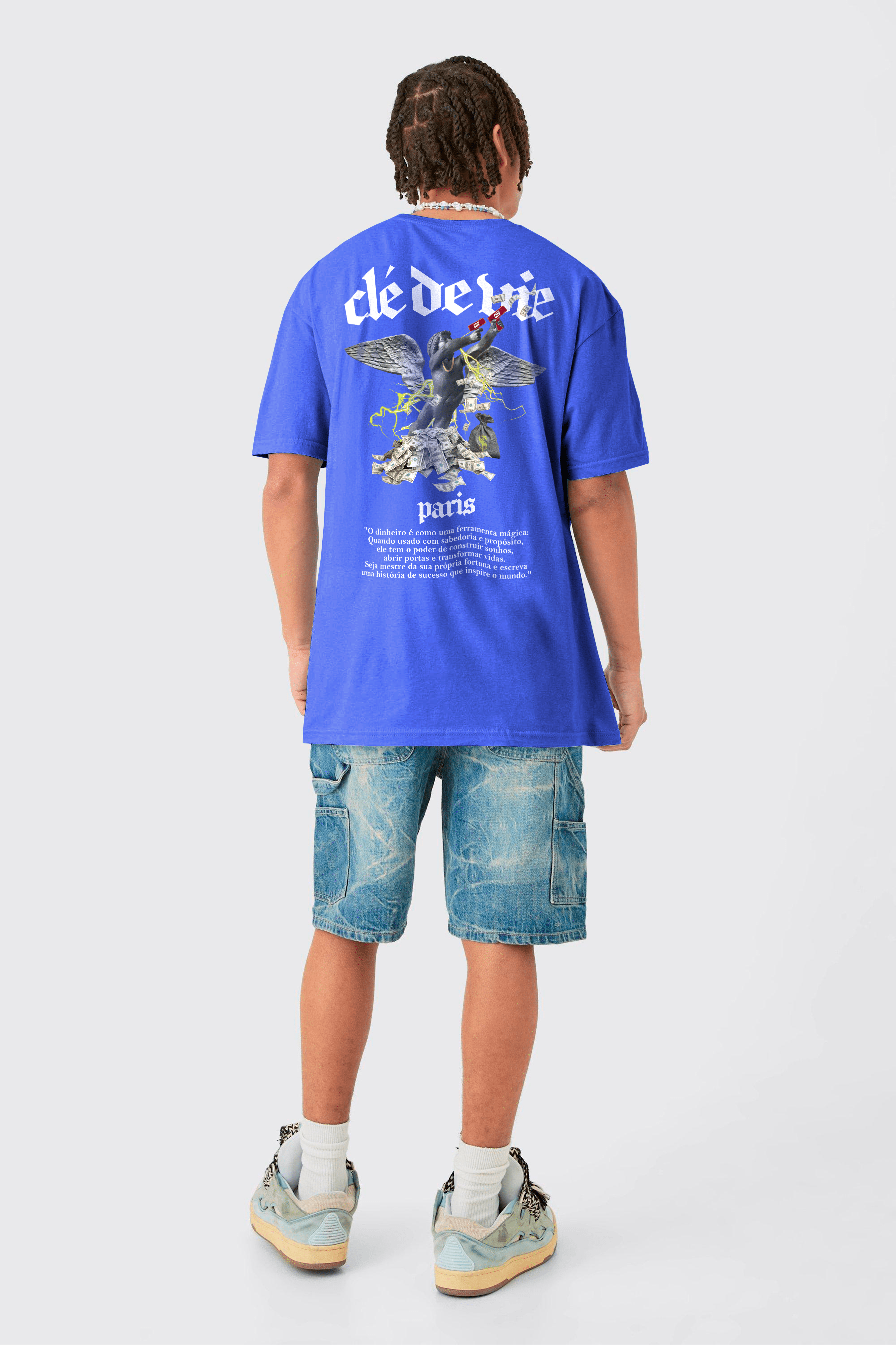 Camiseta Oversized Stoned - Anjos