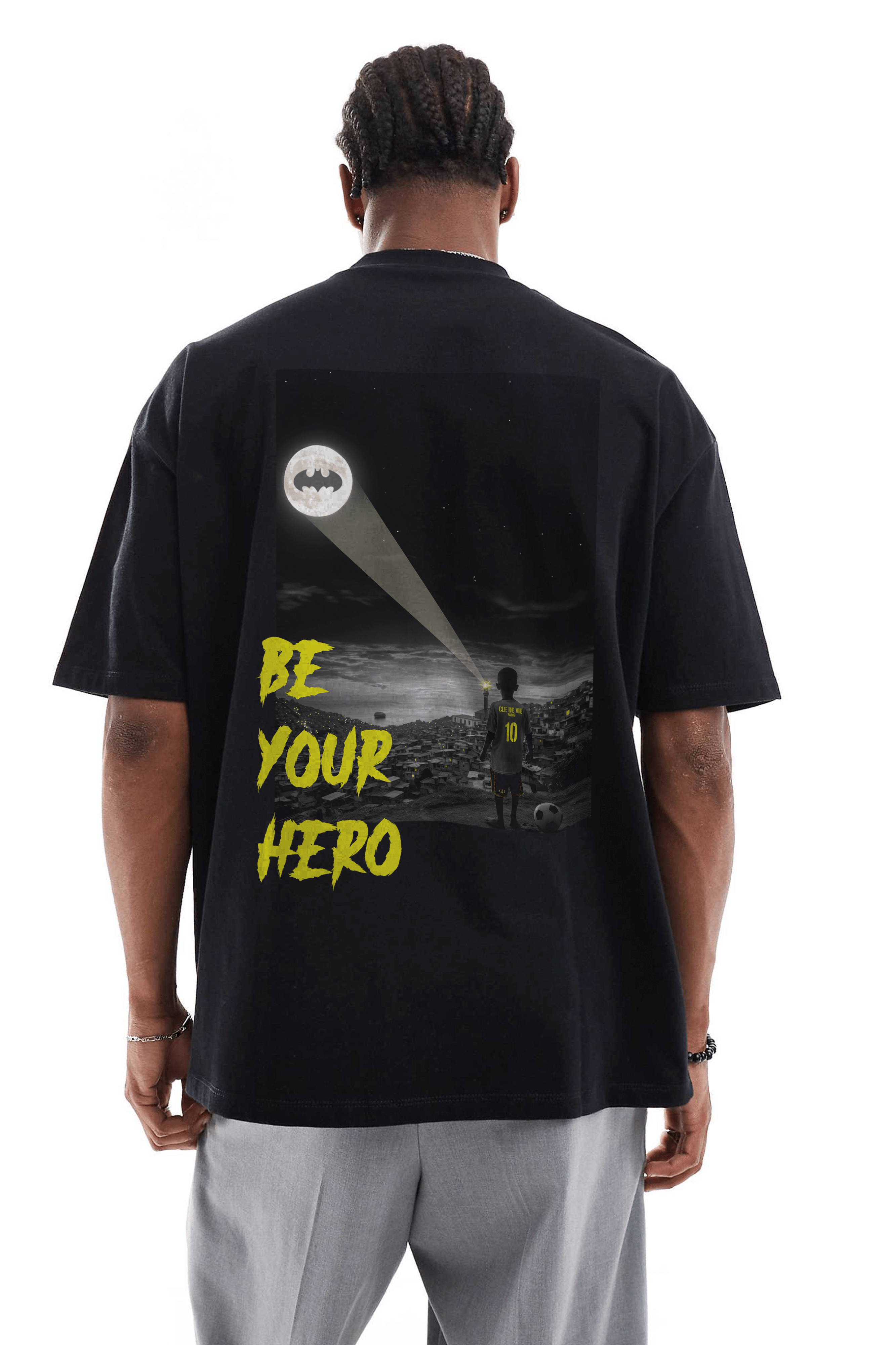 Camiseta Oversized - Seja Seu Herói