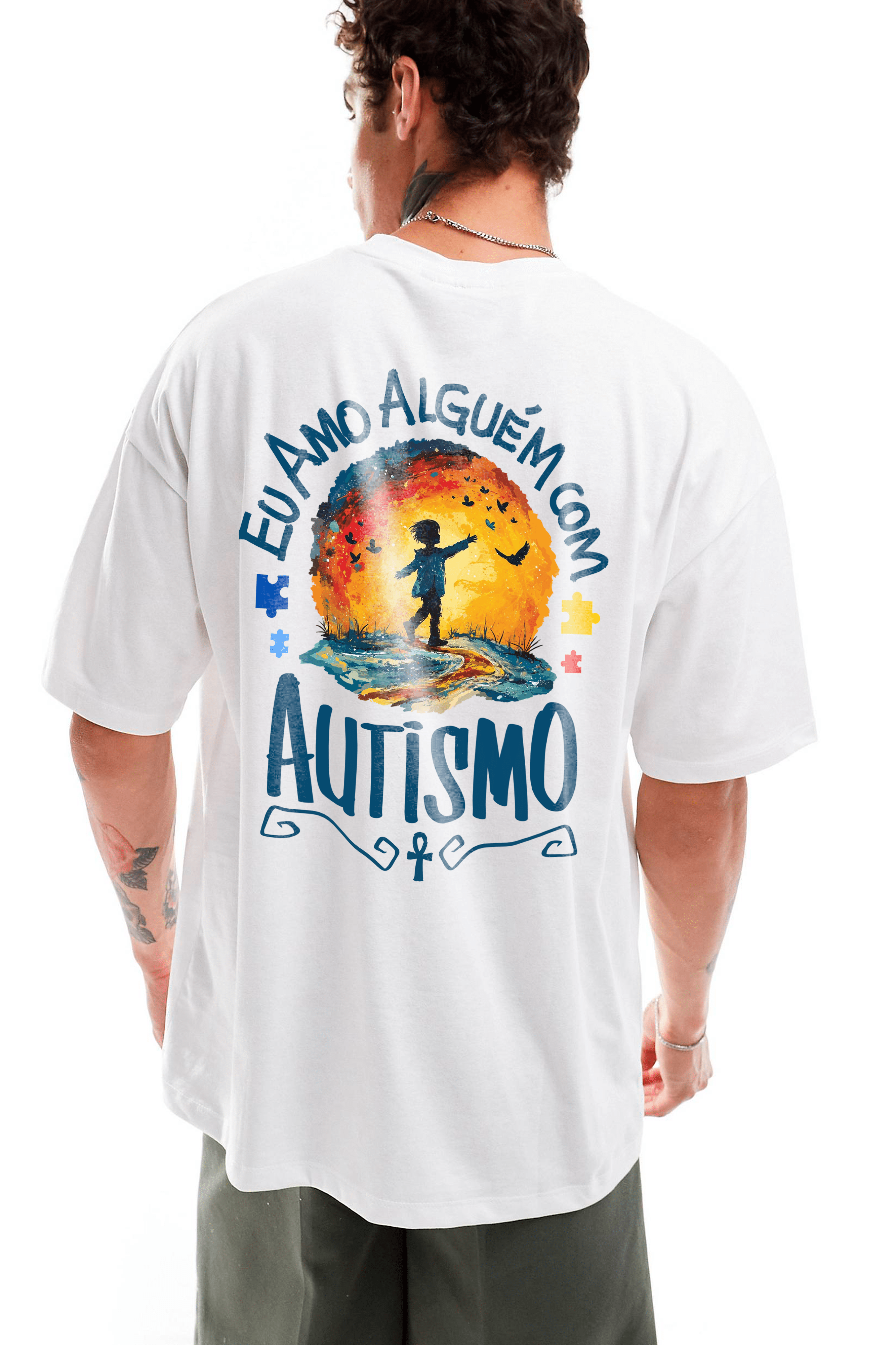 Camiseta Streetwear - Amor Autismo