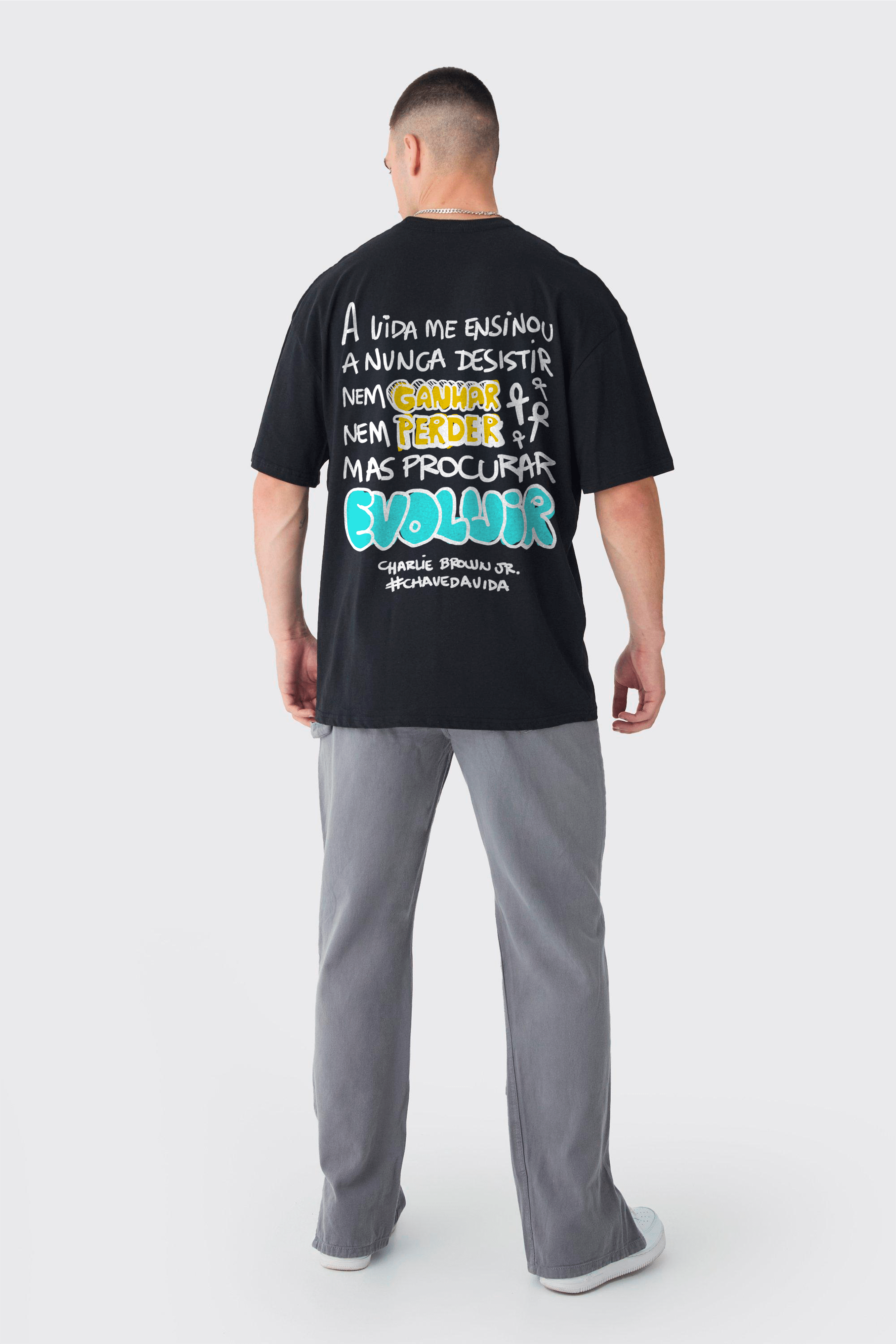 Camiseta Streetwear - Tributo Chorão Dias de Luta