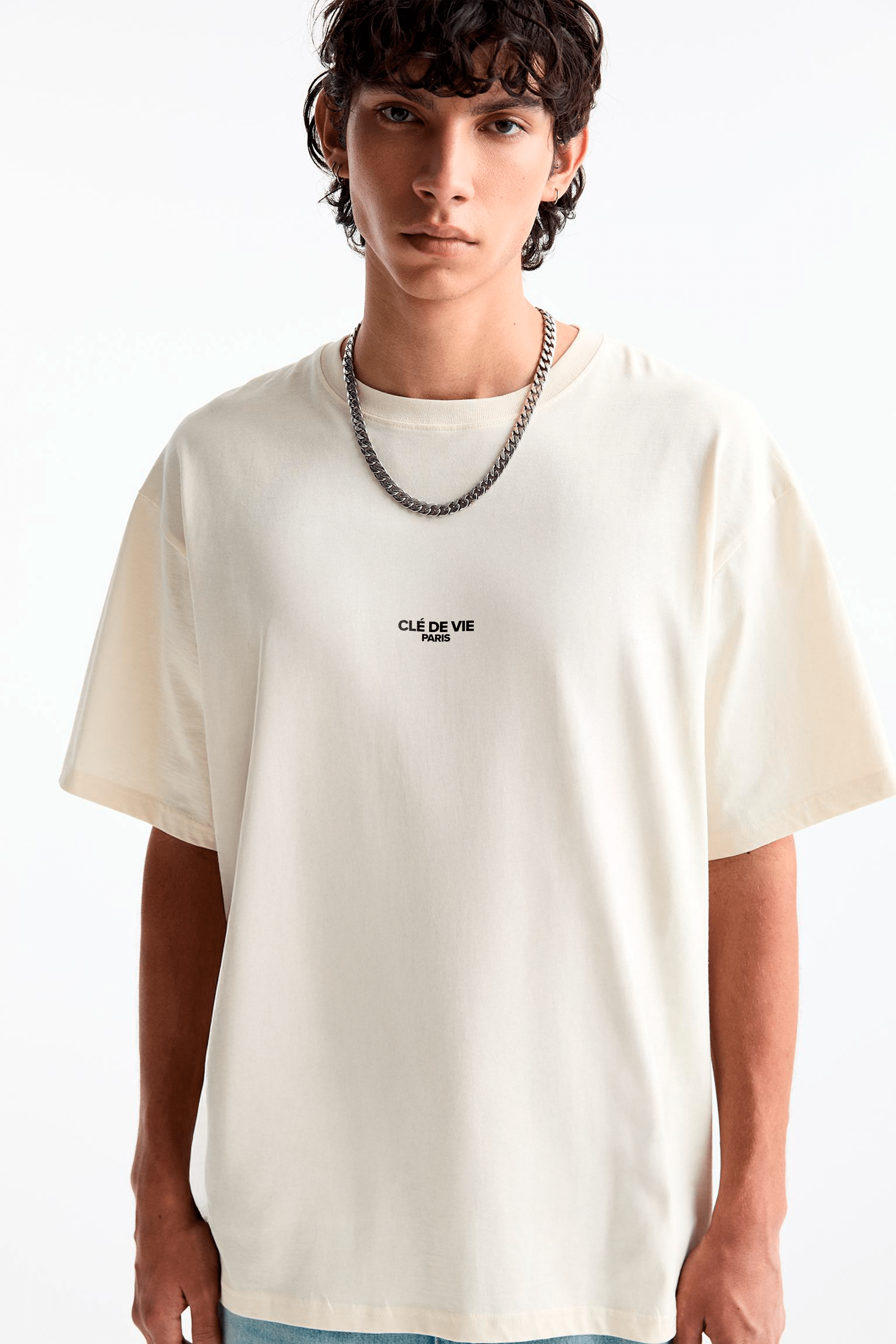 Camiseta Oversized Cledevie - Blur Sinapes