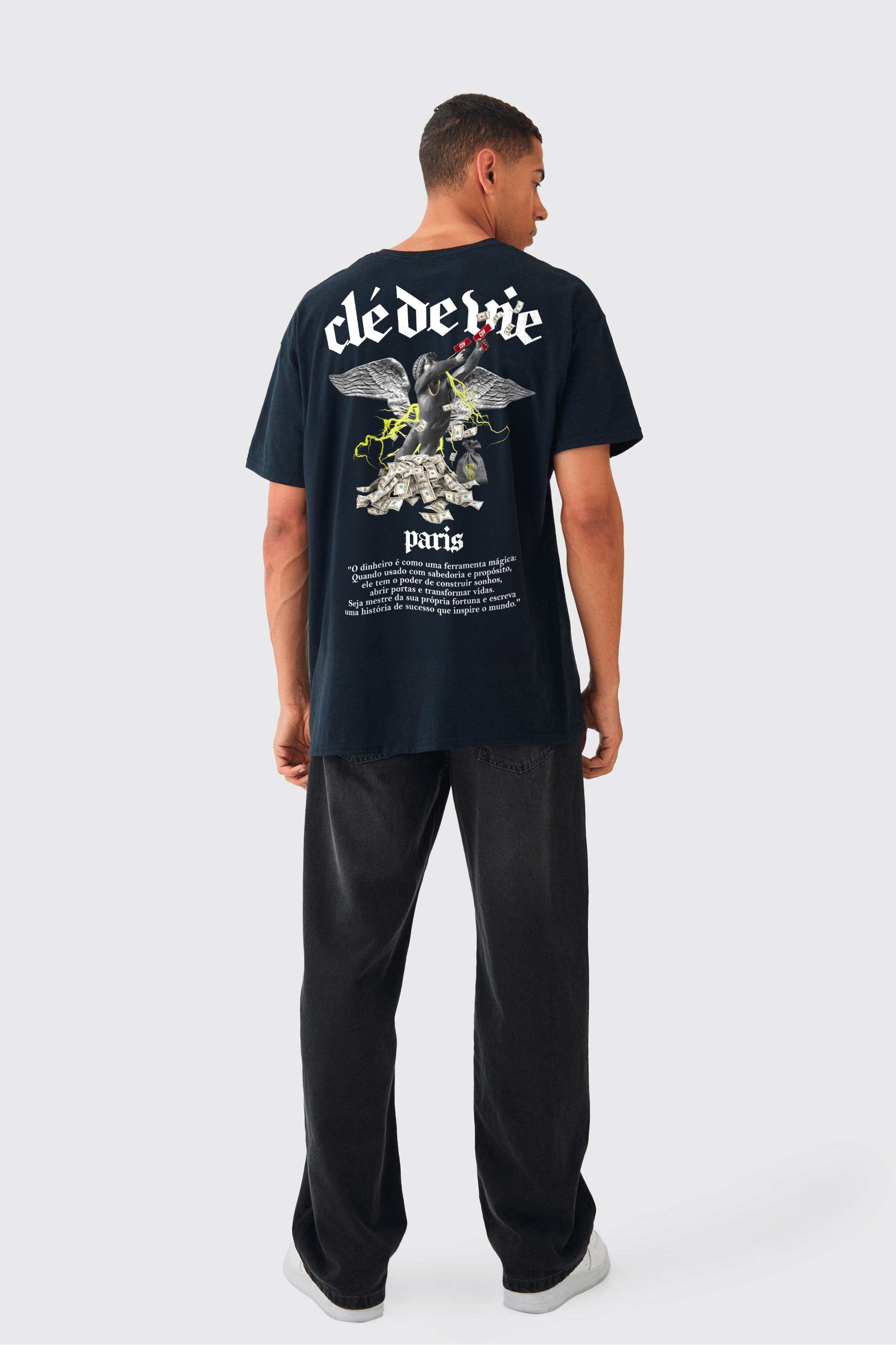 Camiseta Oversized Stoned - Anjos