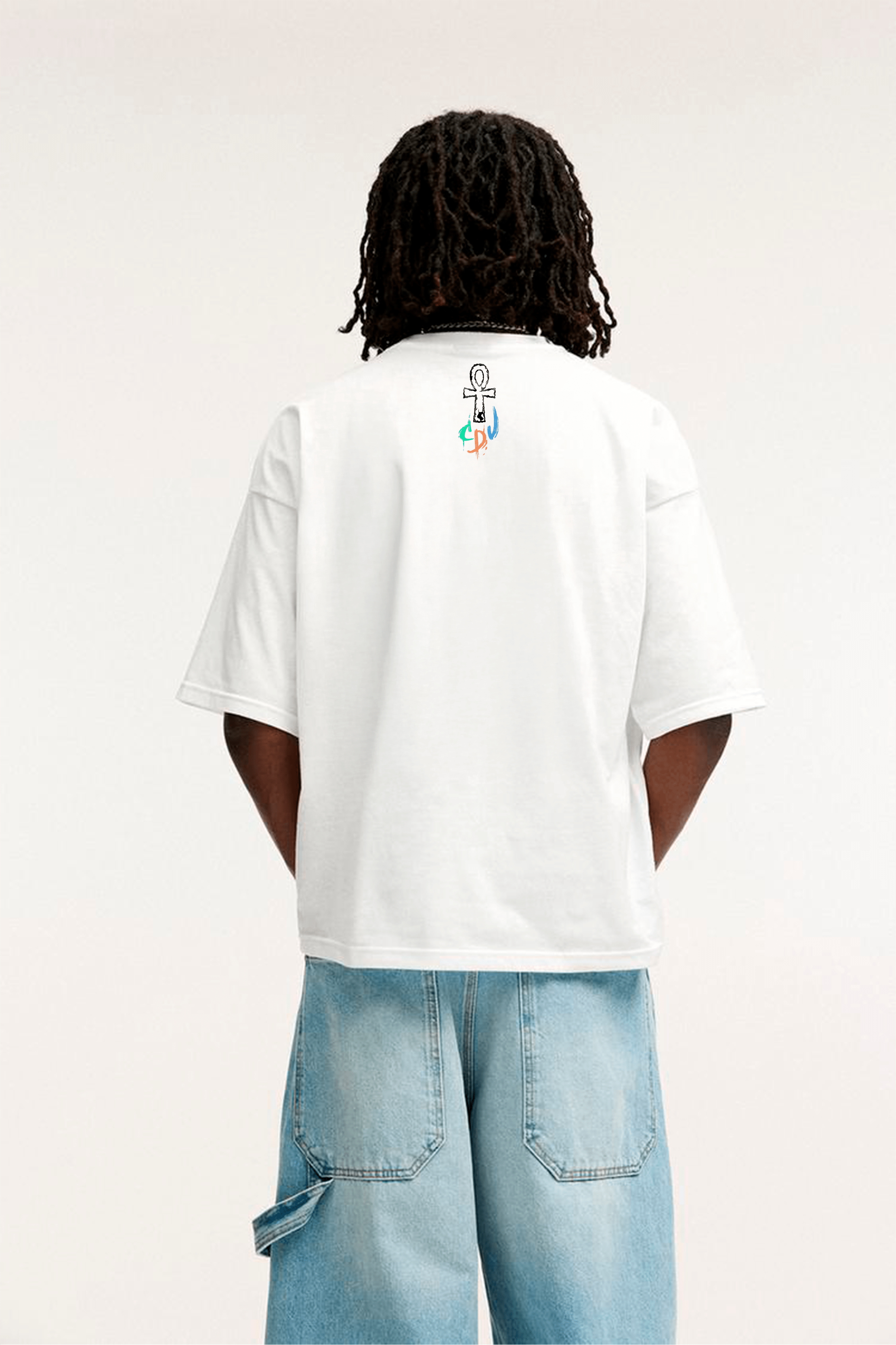Camiseta Oversized Cledevie - Abstract Ruptura