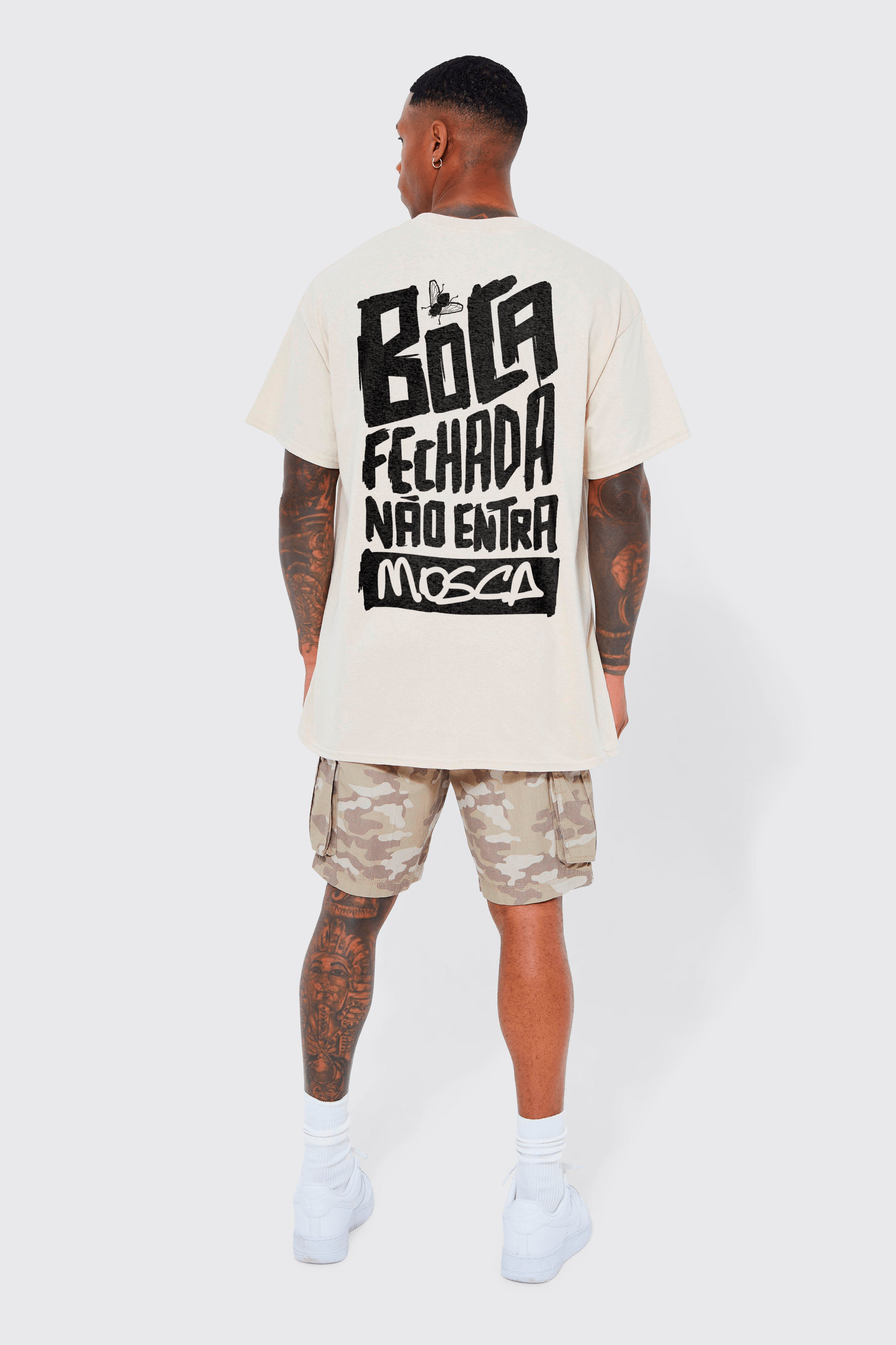 Camiseta Streetwear - Boca Fechada